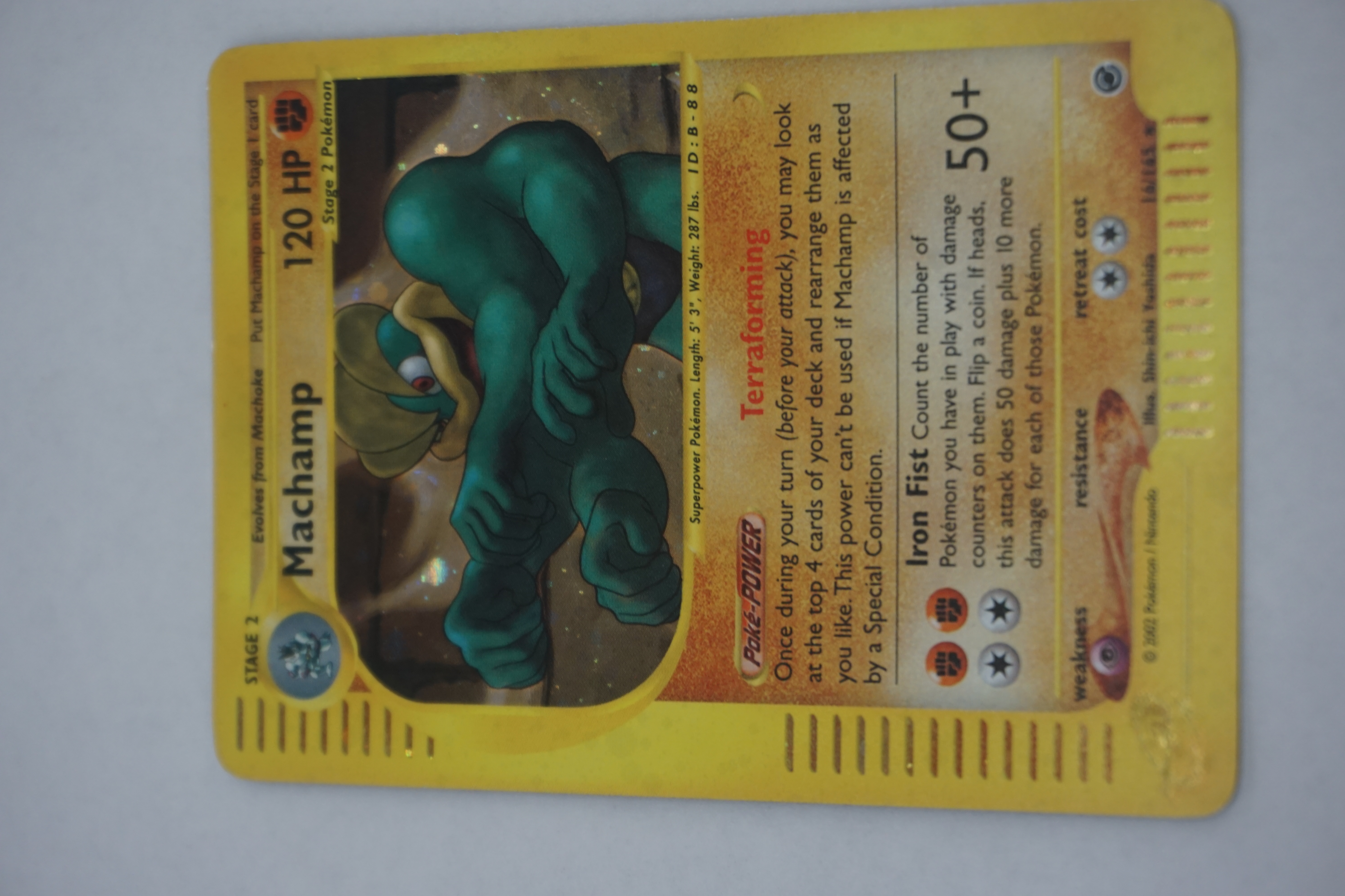 (image for) Machamp (16) Expedition set holofoil Pokemon card (8628)