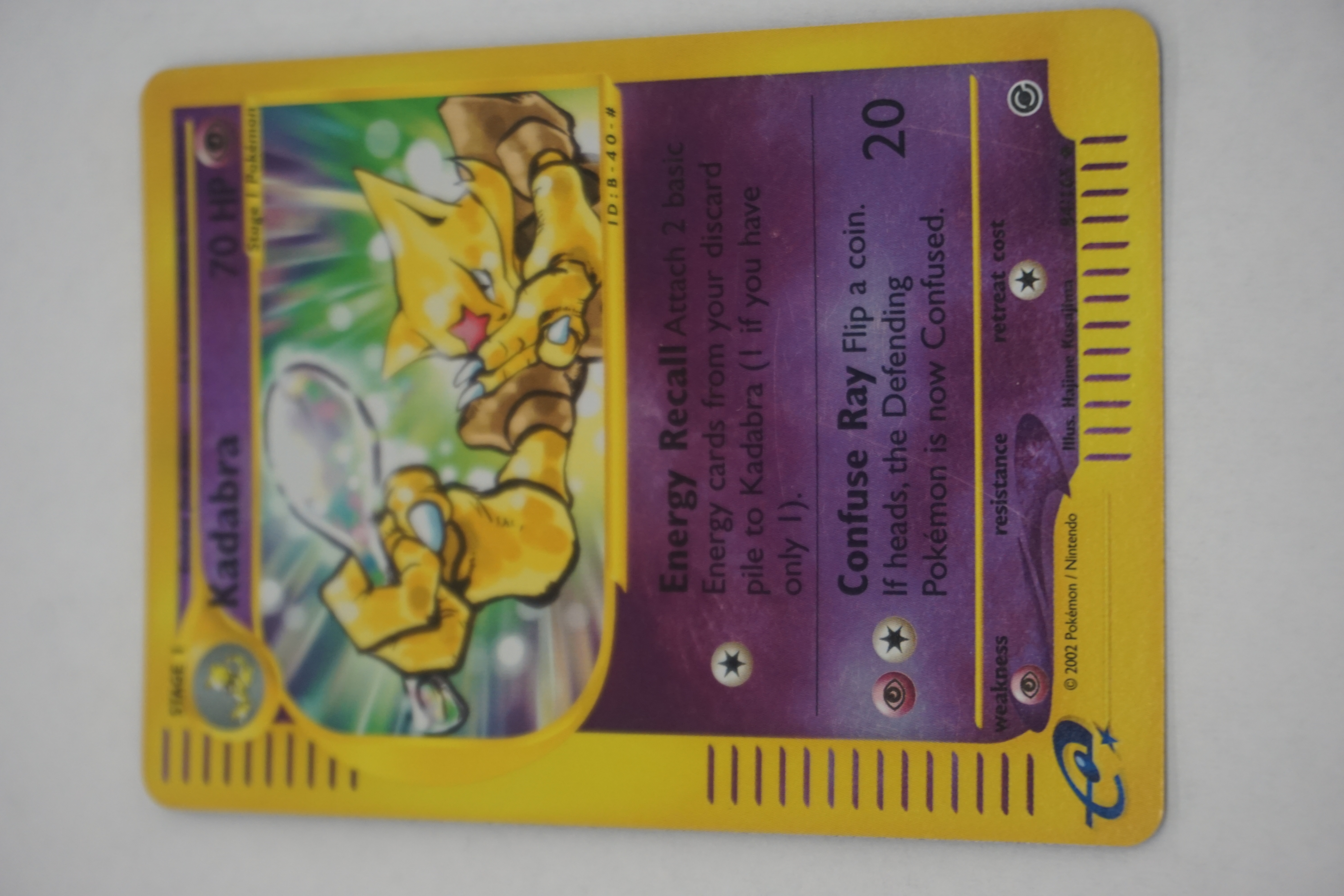 (image for) Kadabra (84) Expedition reverse holofoil Pokemon card (8614)