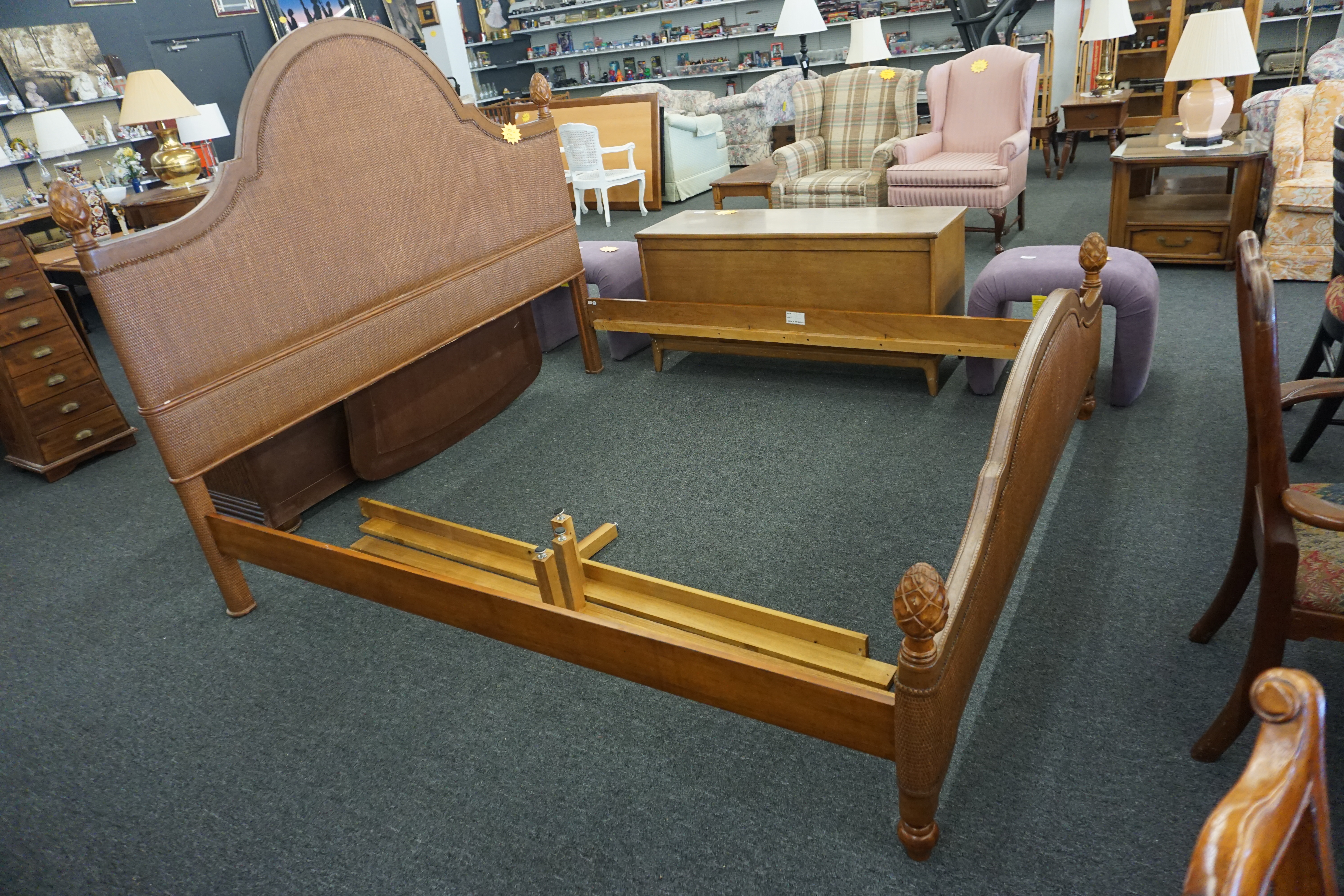 (image for) Lexington king-size rattan bed frame (8802)