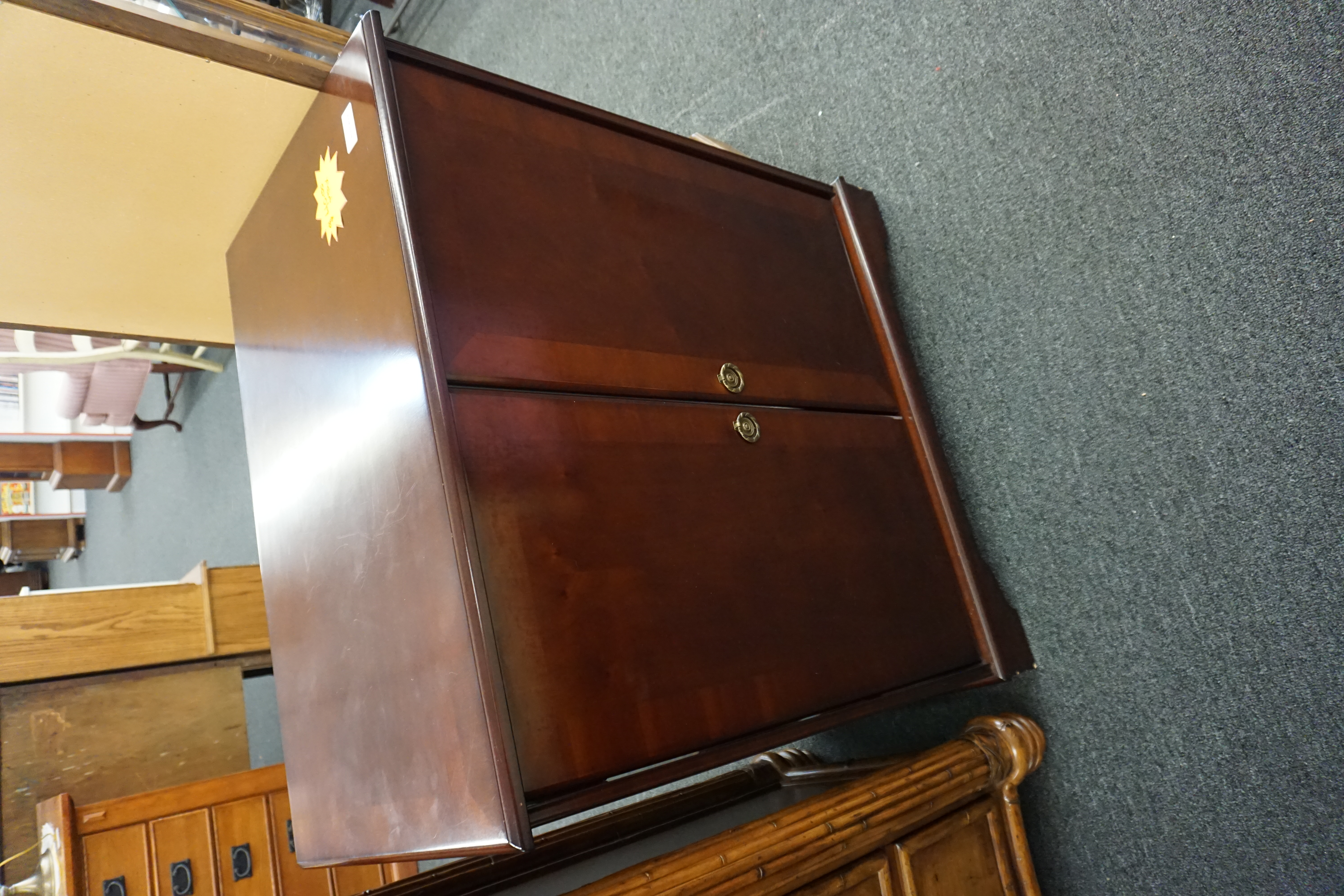 (image for) Mahogany TV cabinet/ stand (8971)