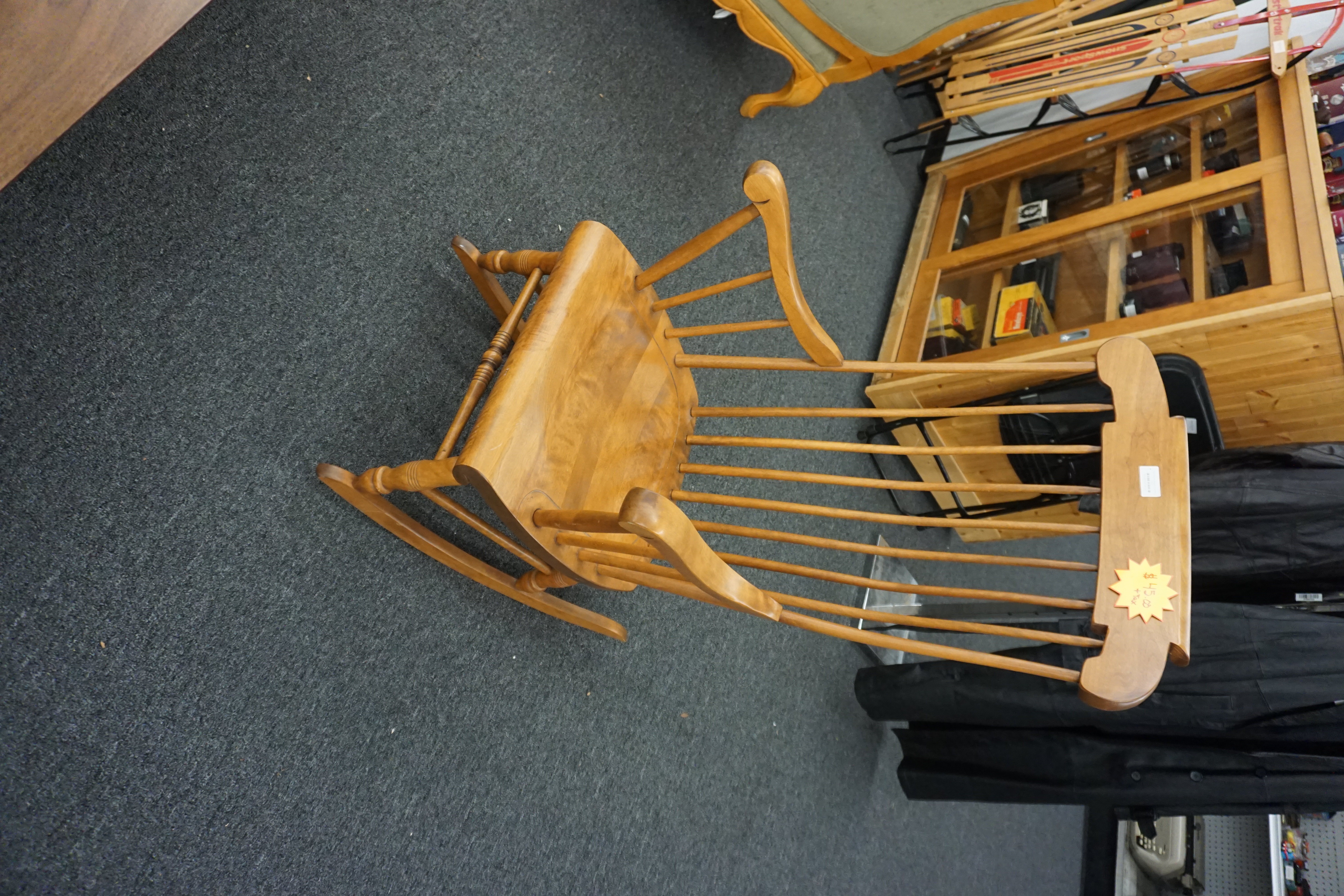 (image for) Maple Rocking Chair (9316) Selling price is $45.00