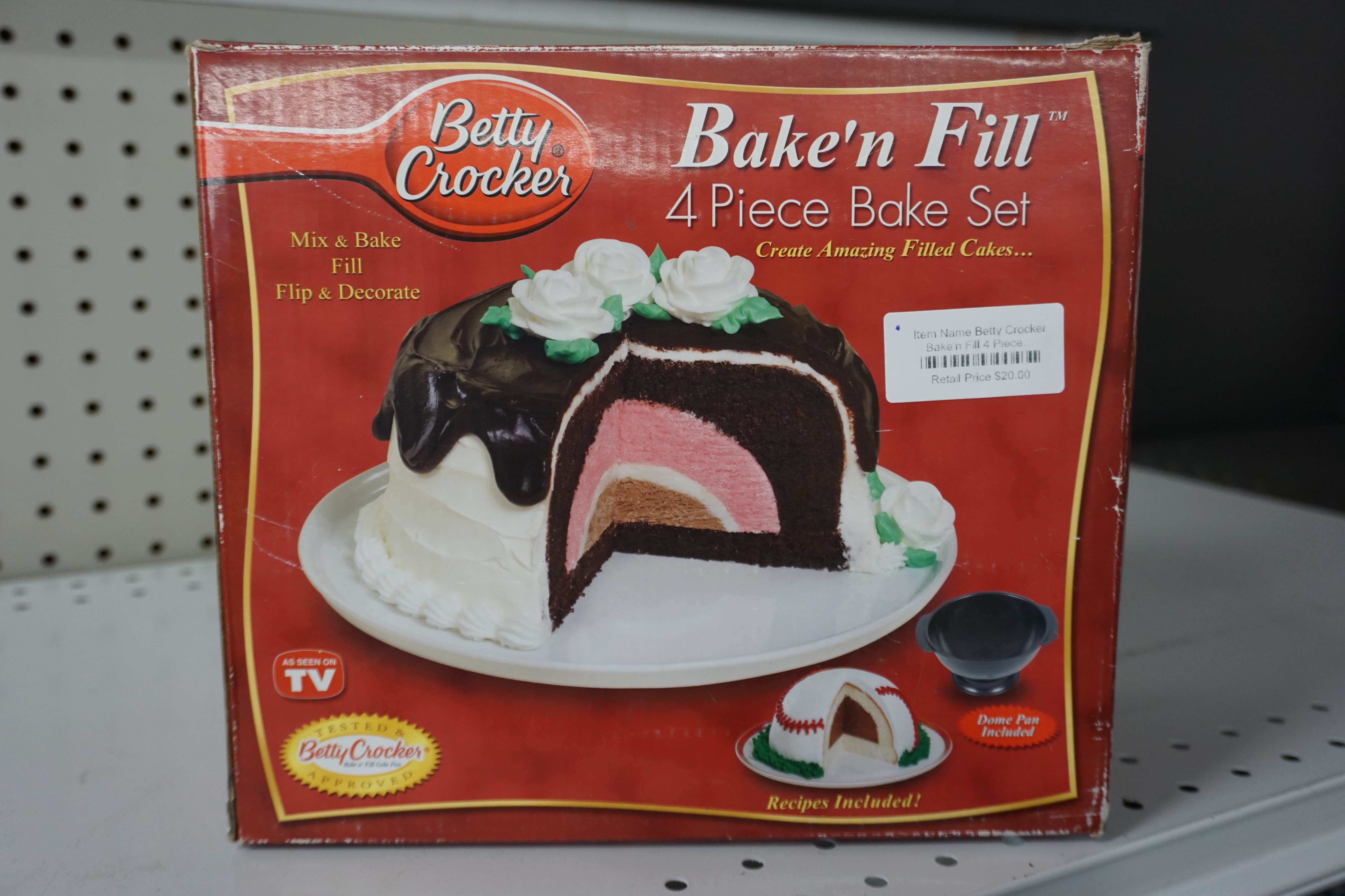 (image for) Betty Crocker Bake'n Fill four-piece set in original box (9312)