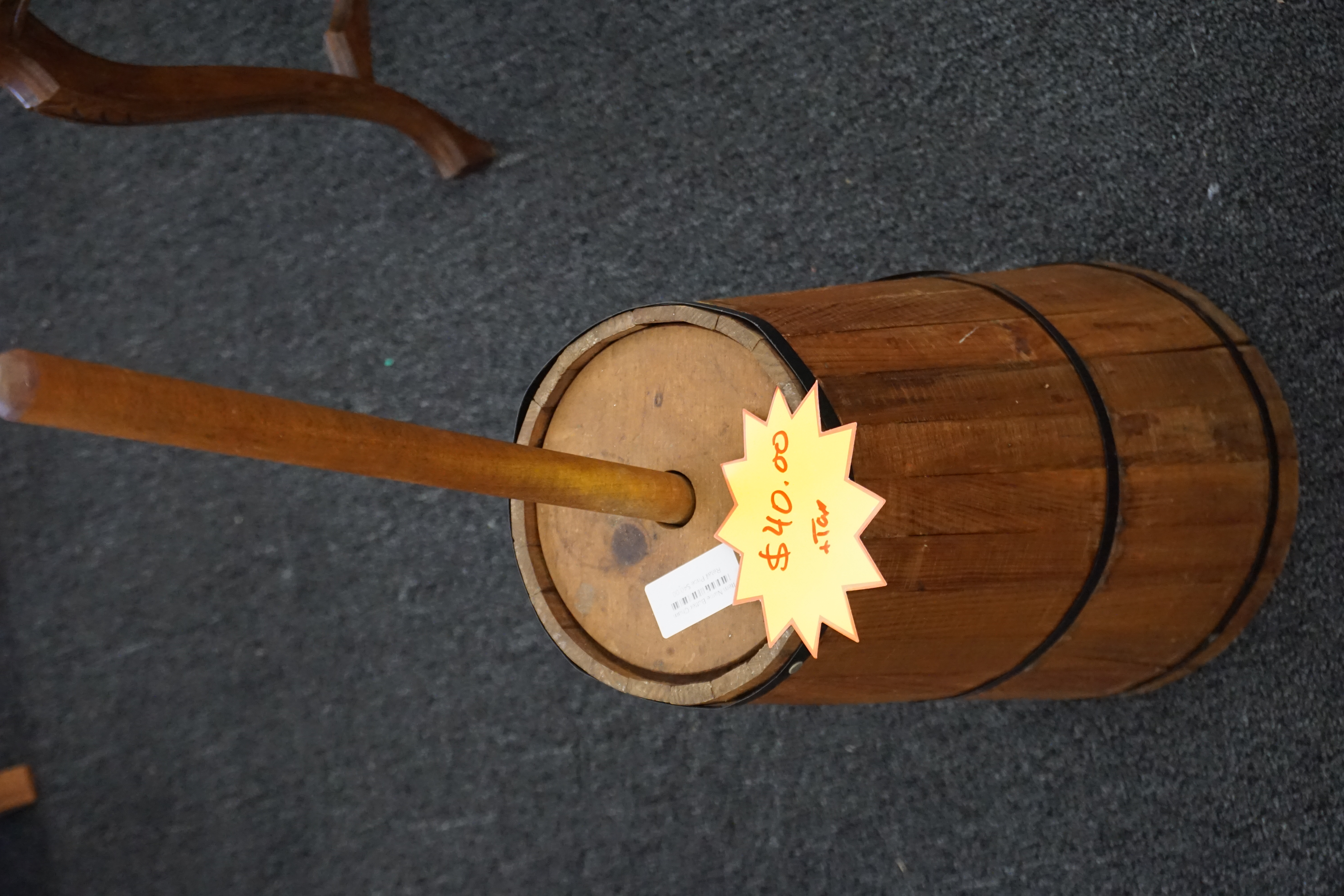 (image for) Vintage butter churn with plunger (8300)