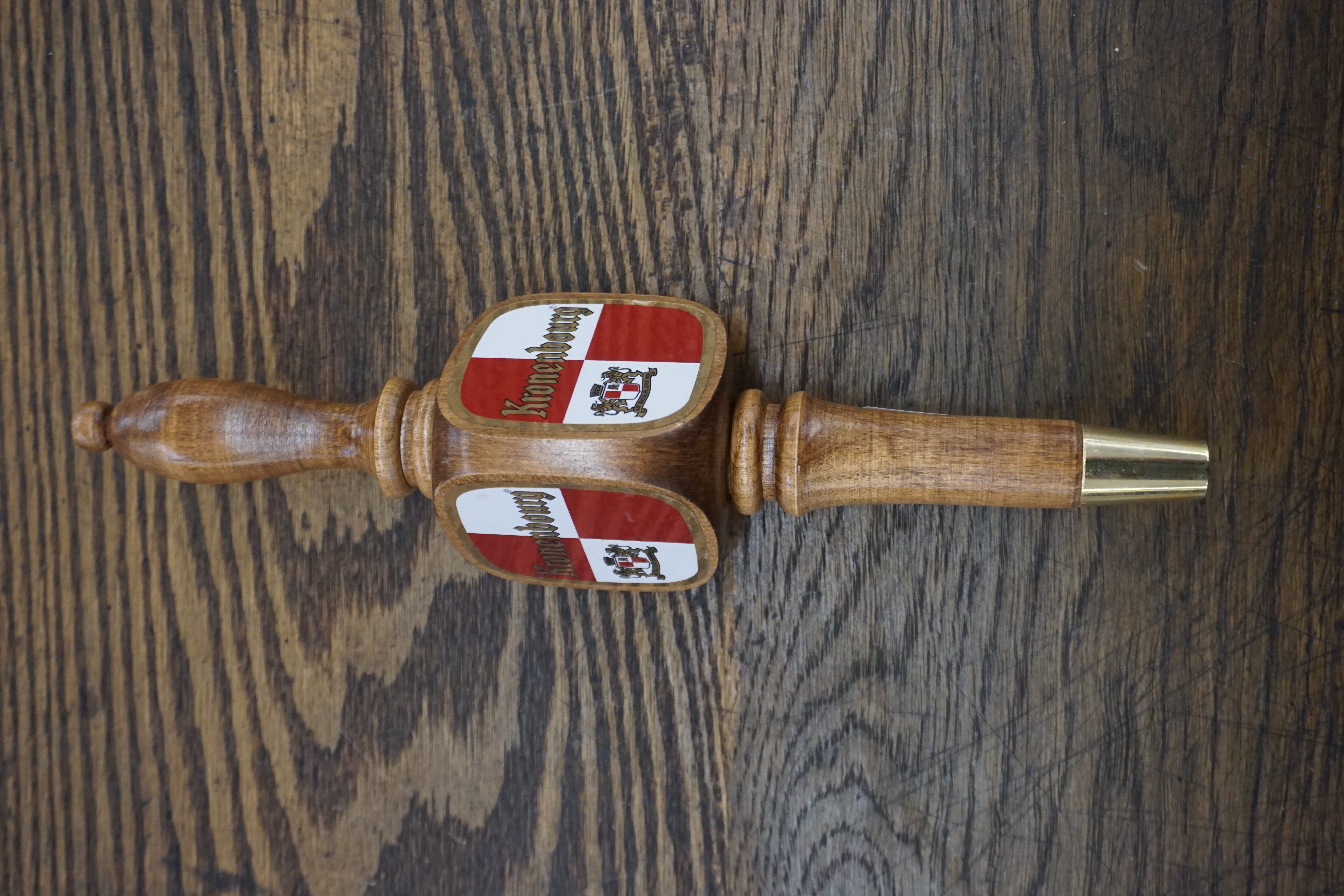 (image for) Kronenbourg wooden beer tap handle (6245)