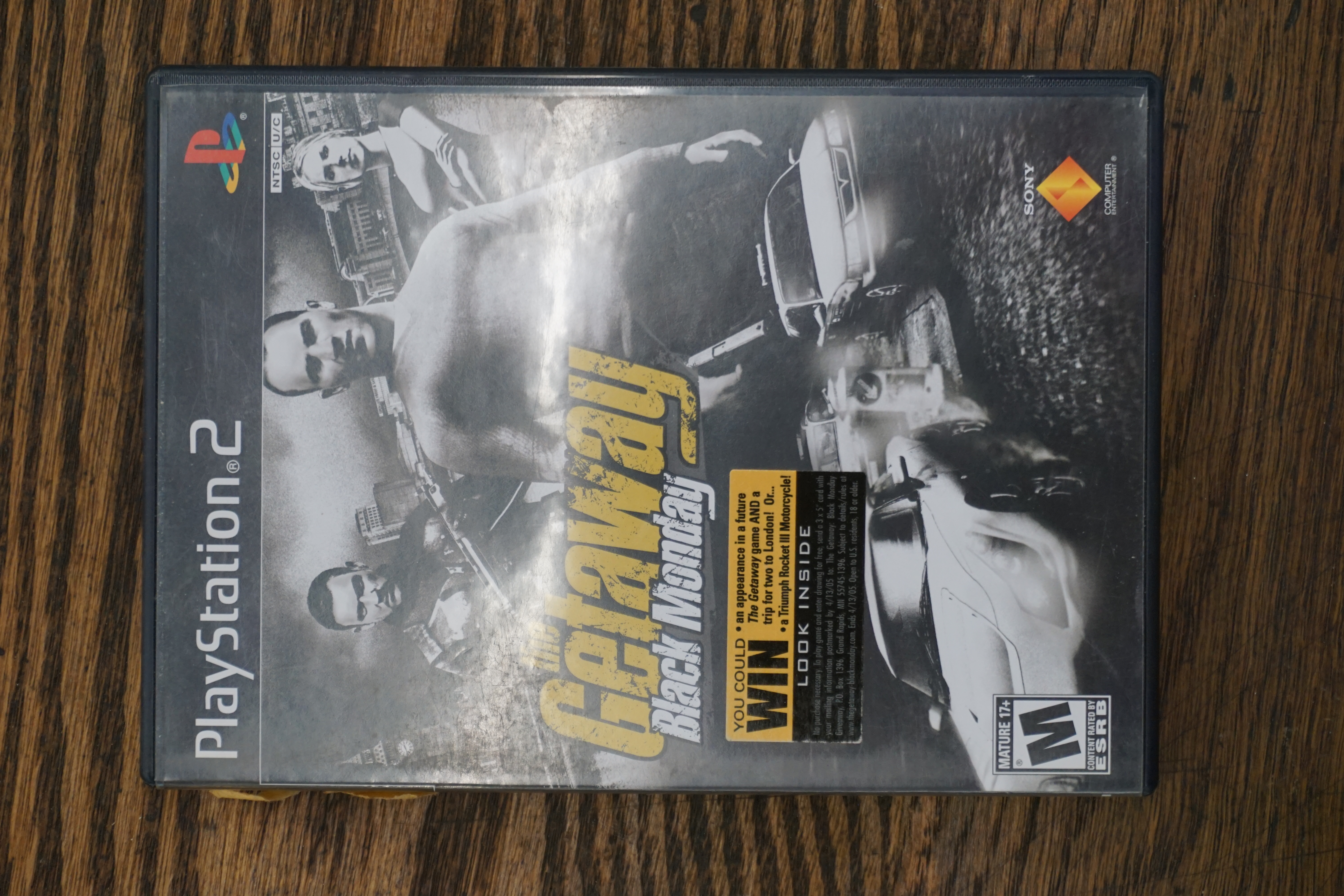 (image for) PlayStation 2 The Getaway Black Monday with manual tested and working (7579)