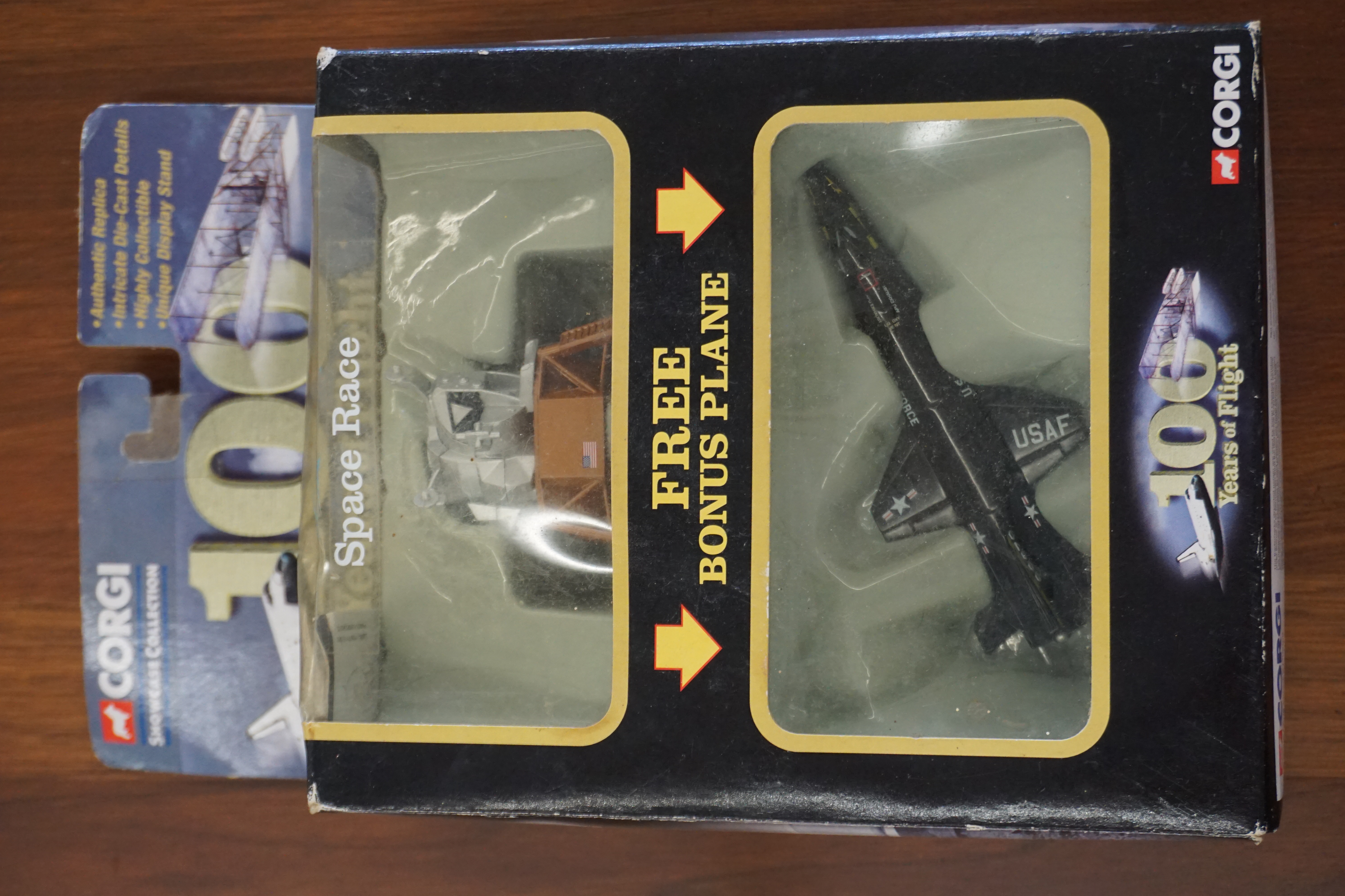 (image for) Corgi Showcase Collection 100 Years of Flight Space Race with bonus plane in original box (9856)