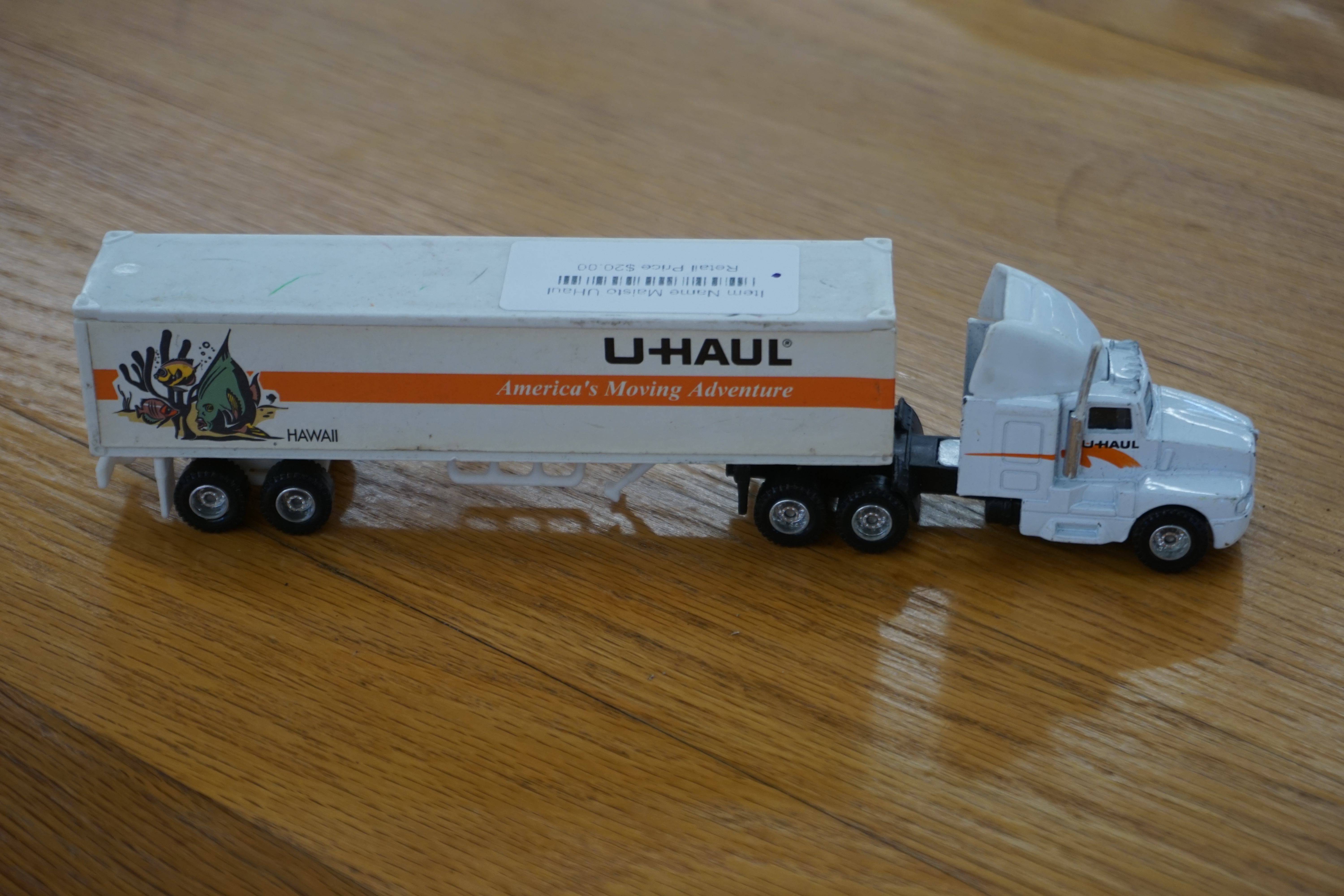 (image for) Maisto Uhaul tractor and trailer model (9729)