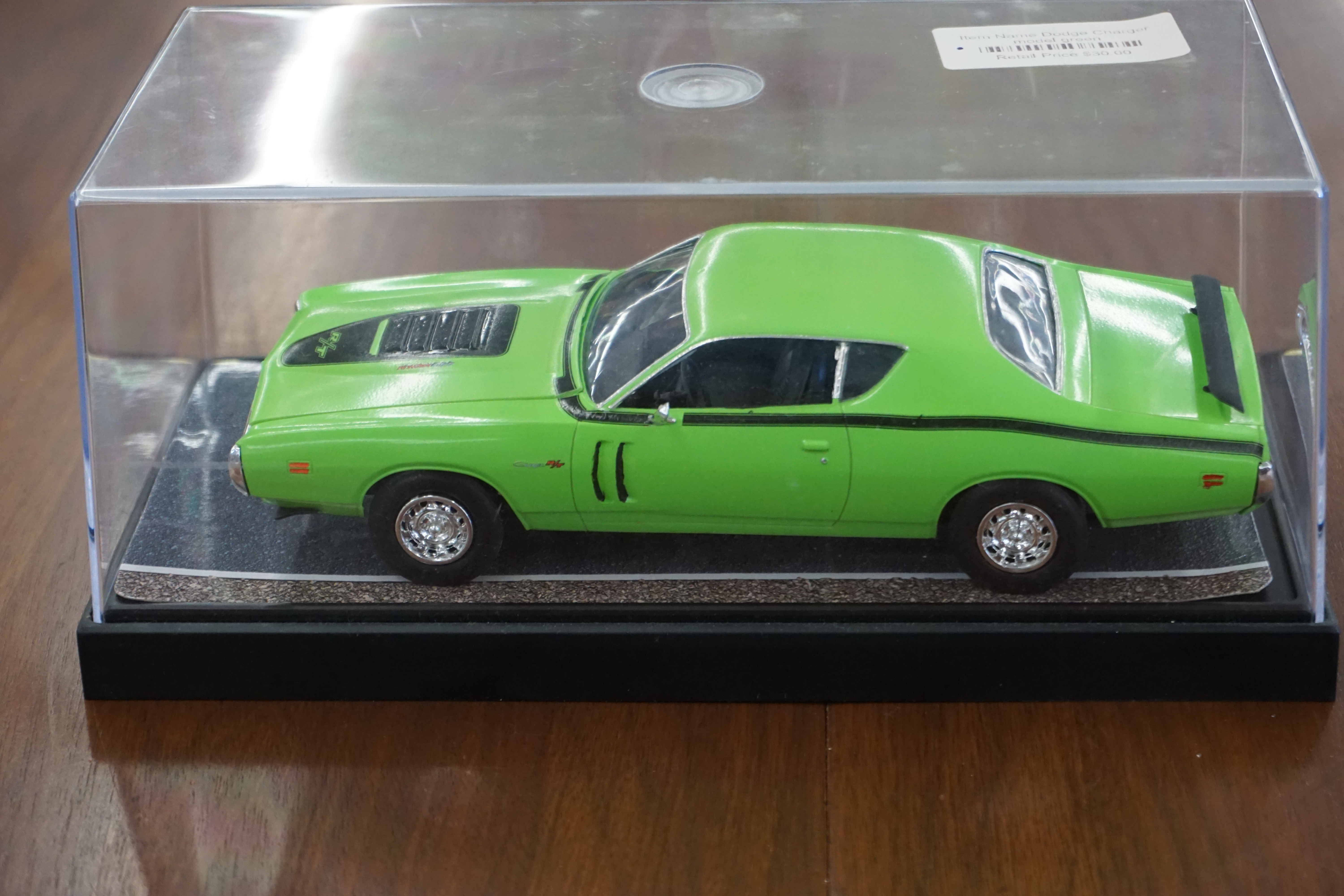 (image for) Dodge Charger RK green model with display case (4534)