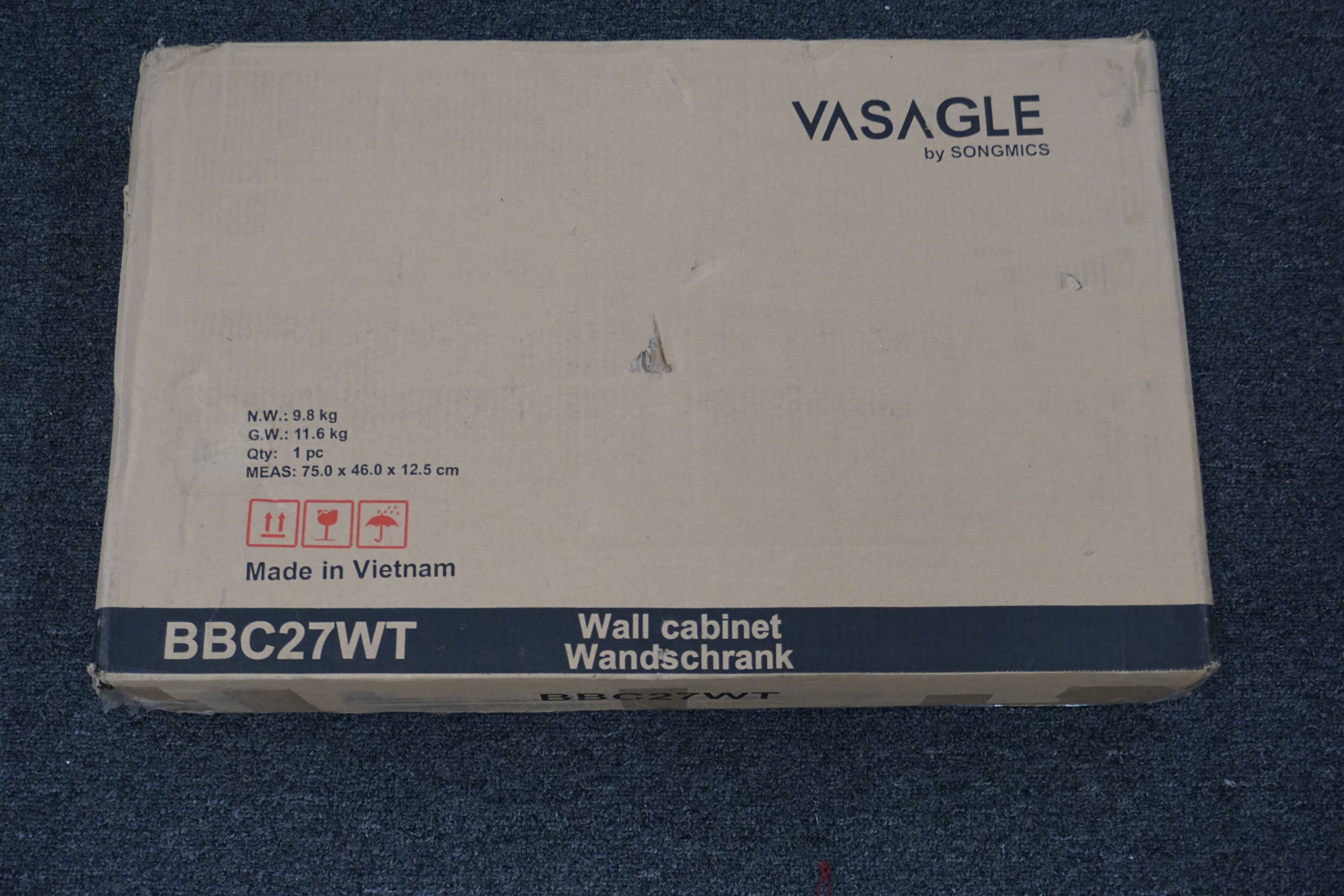 (image for) VASAGLE wall cabinet new in box (10054)