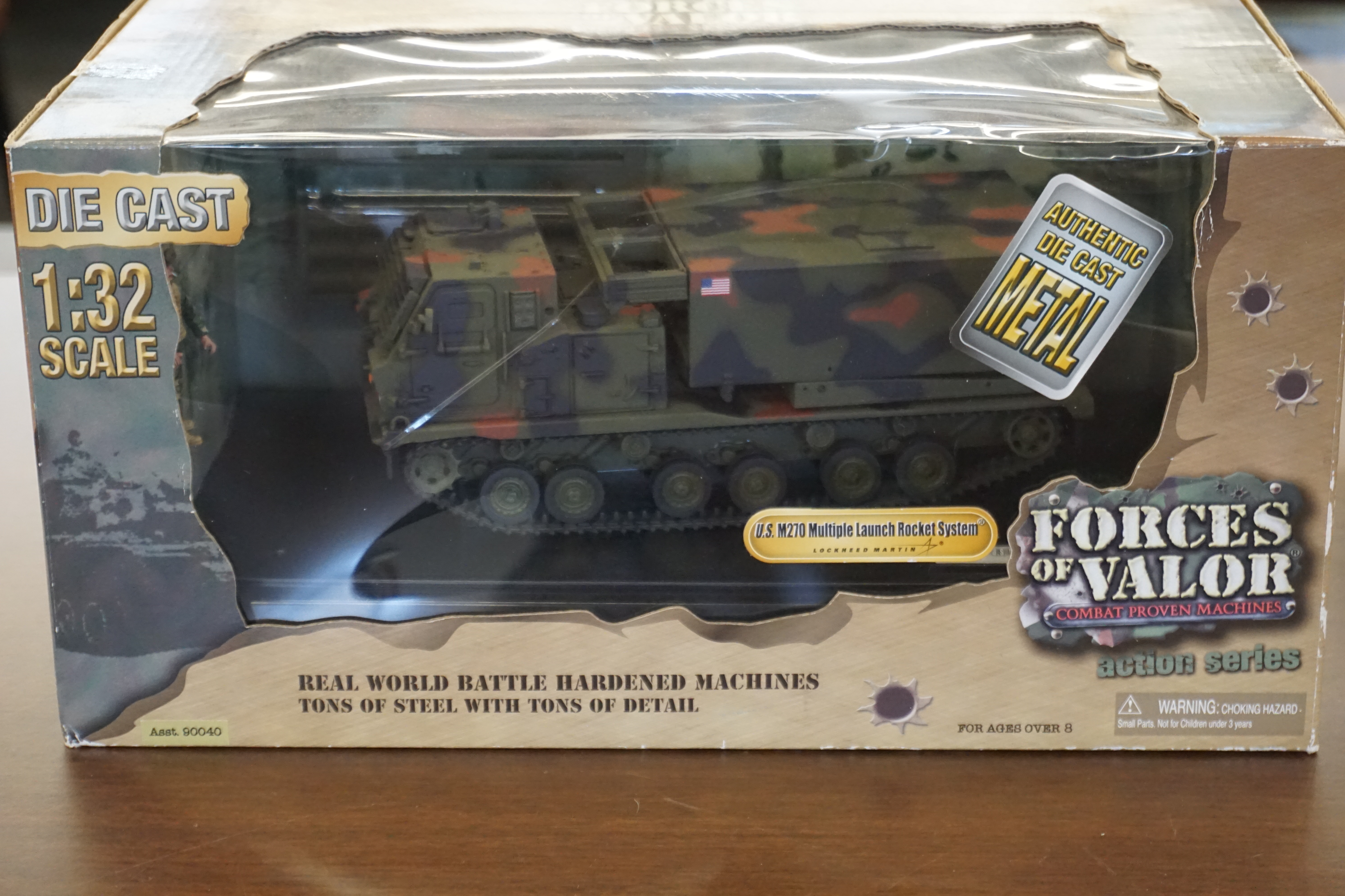 (image for) Forces of Valor US M270 Multiple Launch Rocket System Lockneed Martin Die Cast Metal 1/32 Scale Model (4209)