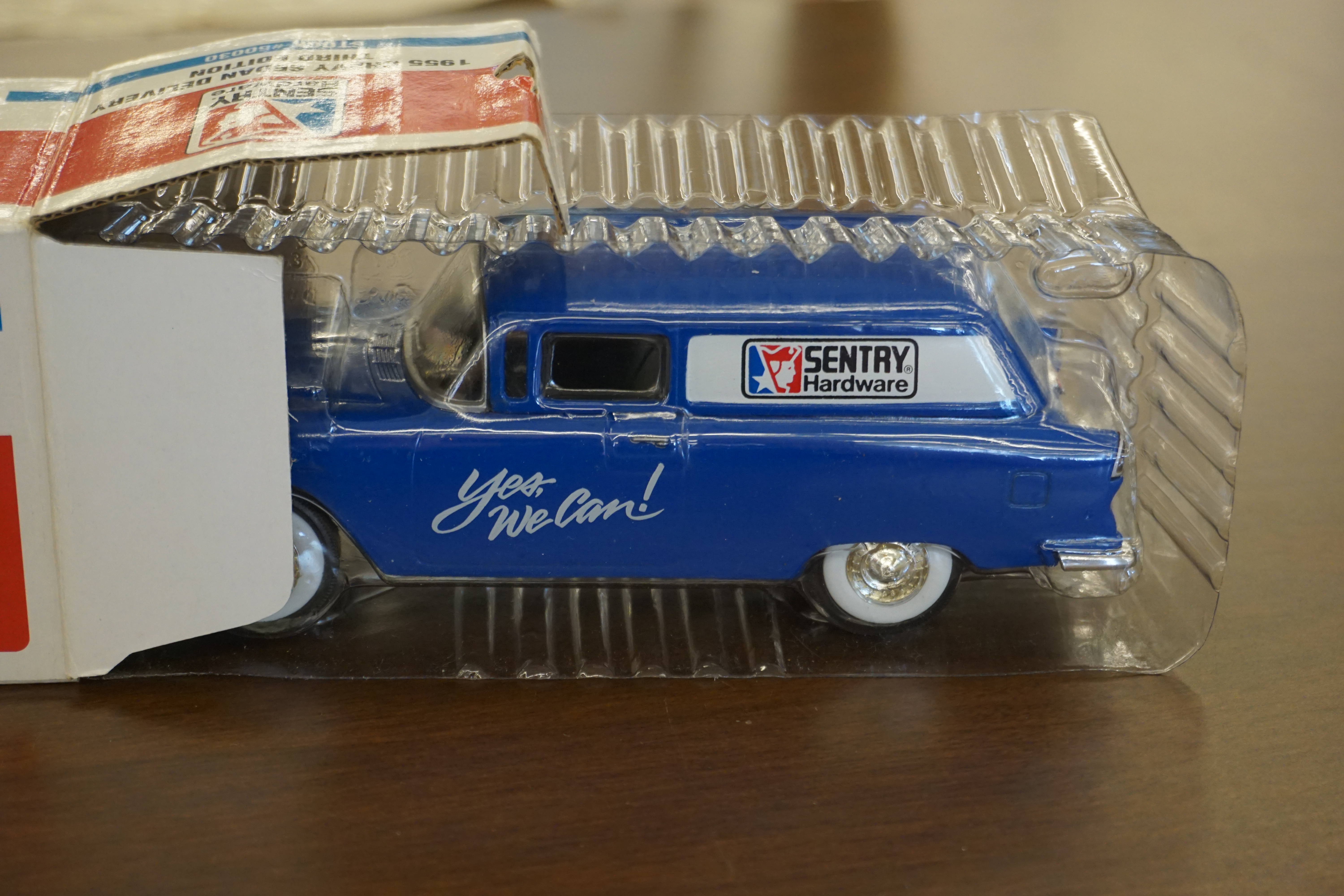 (image for) Sentry Hardward 1/25 scale 1955 Chevy Sedan Delivery Bank Die Cast (0074)