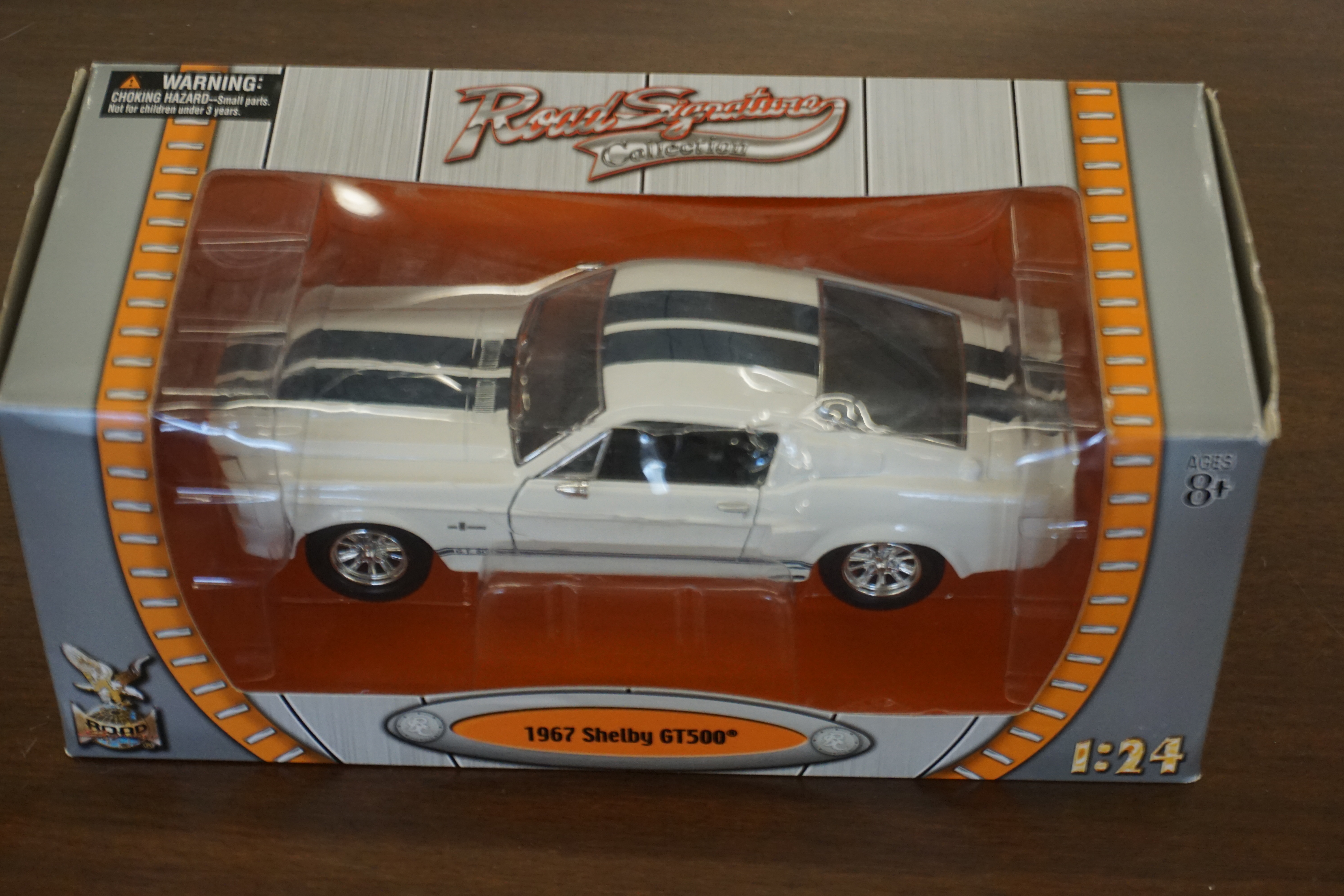 (image for) Road Signature 1/24 Scale 1967 Shelby GT500 White (7308)