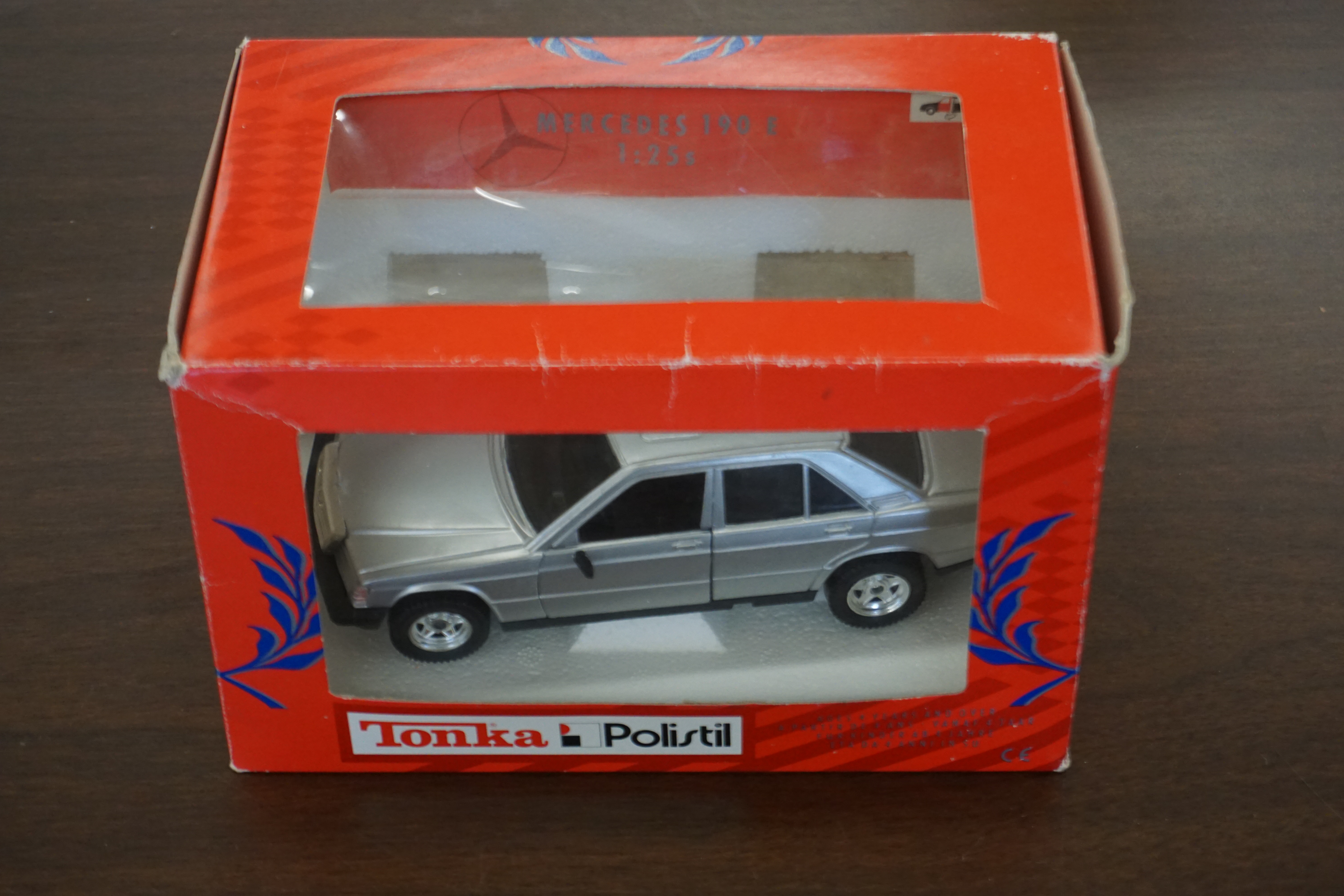 (image for) Tonka Polistil 1/25 Scale Mercedes 190E Silver (4147)