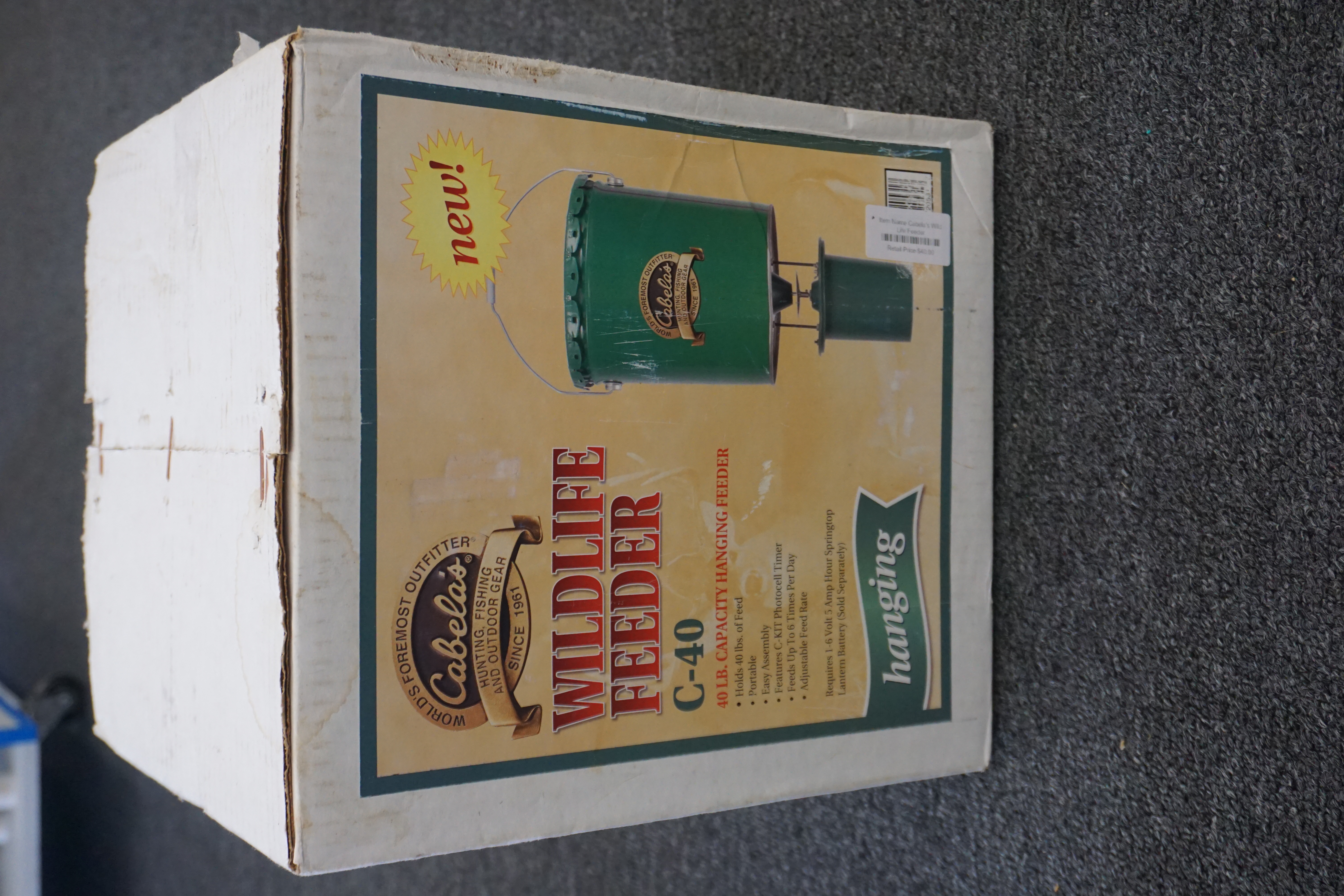 (image for) Cabela's Wildlife Feeder in original box (10436)