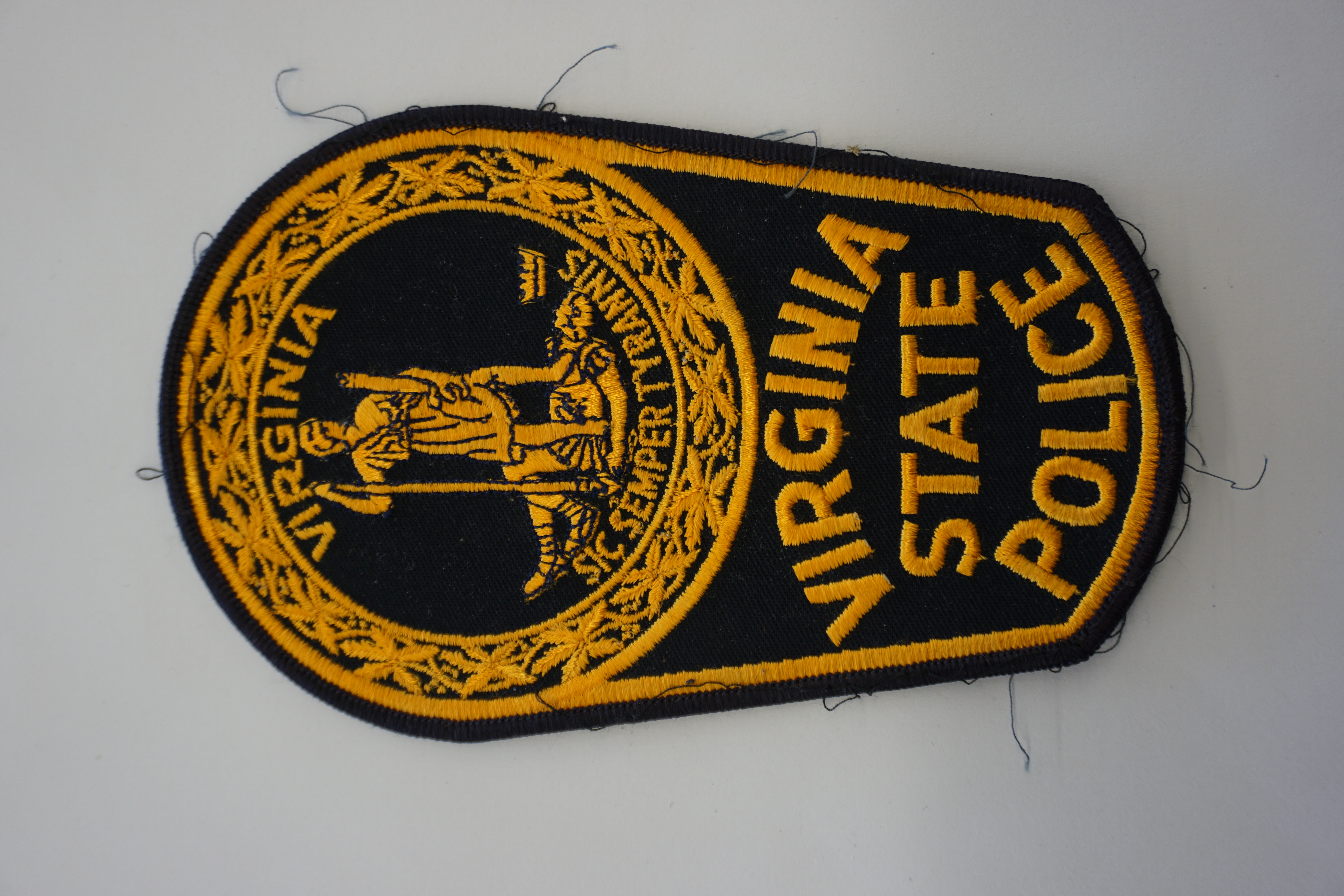 (image for) Virginia State Police Shoulder Patch 7" x 4" (10463)