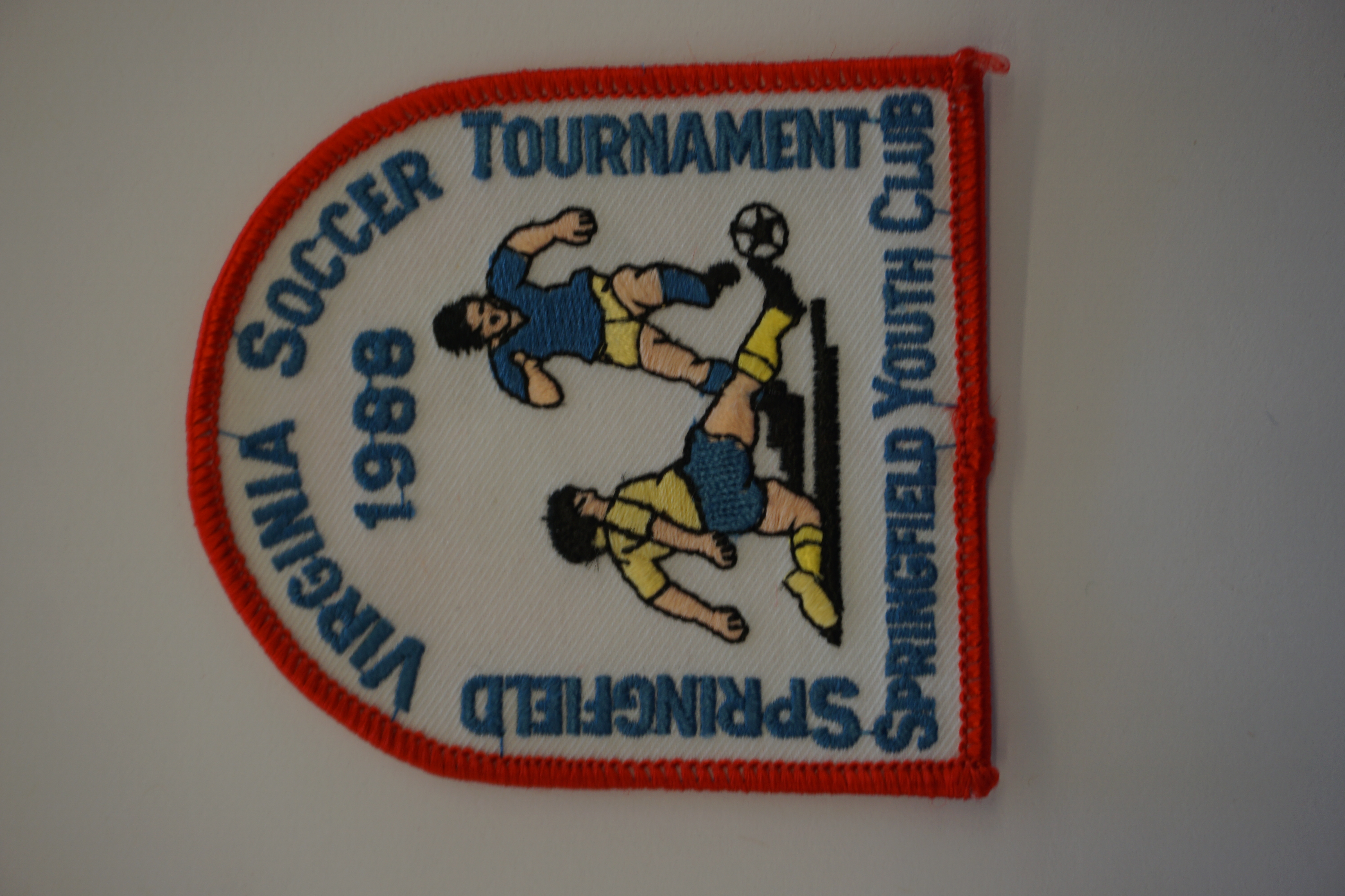 (image for) Springfield Virginia Soccer Tournament Springfield Youth Club 1988 Patch 3.25" x 3.5" (10496)