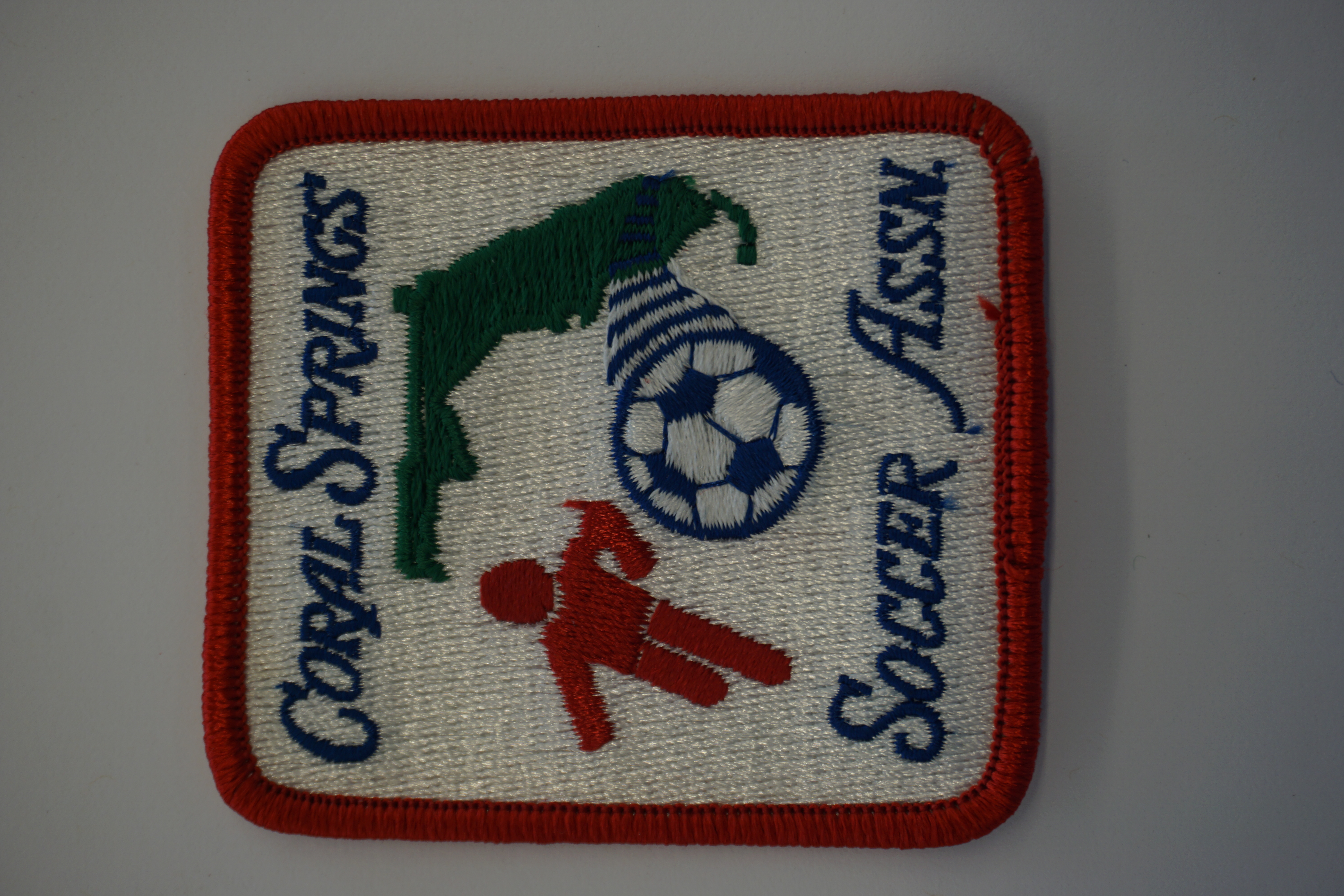 (image for) Coral Springs Florida Soccer Assn. Patch 3" x 3.25" (10497)