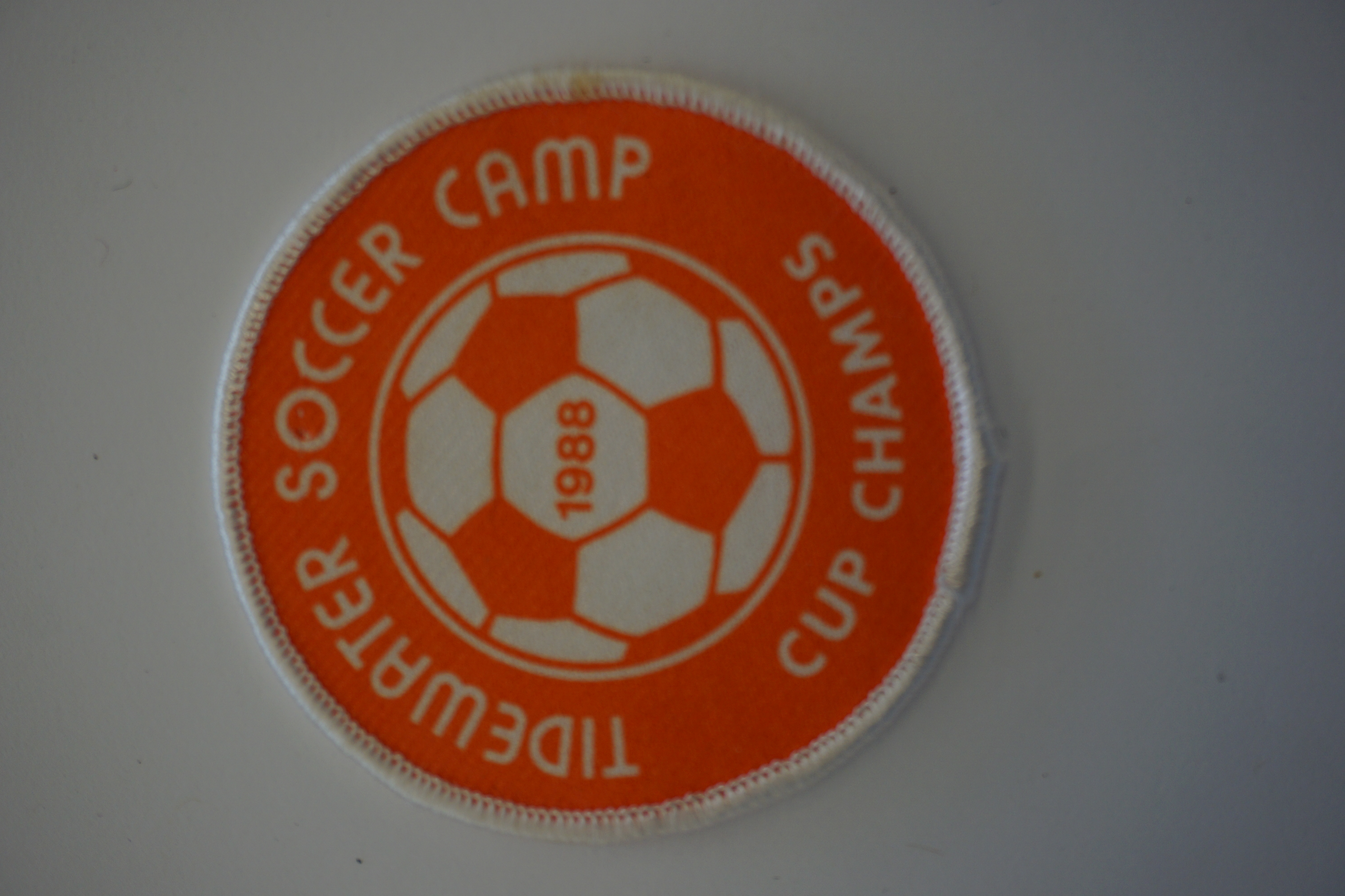 (image for) 1988 Tidewater Soccer Camp Cup Champs Patch 3" x 3" (10502)