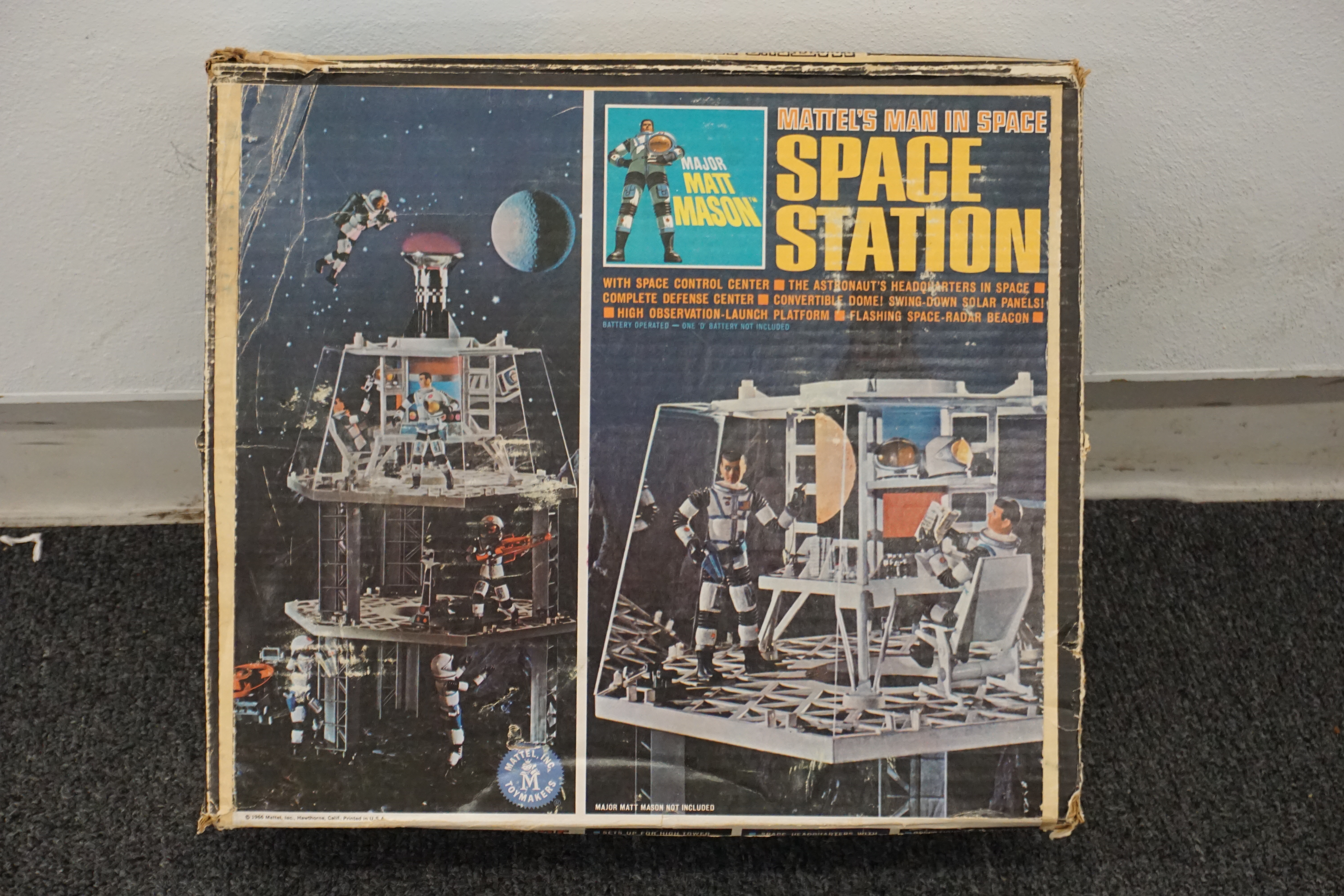 (image for) Major Matt Mason Space Station 1966 Mattel Man In Space with Box!