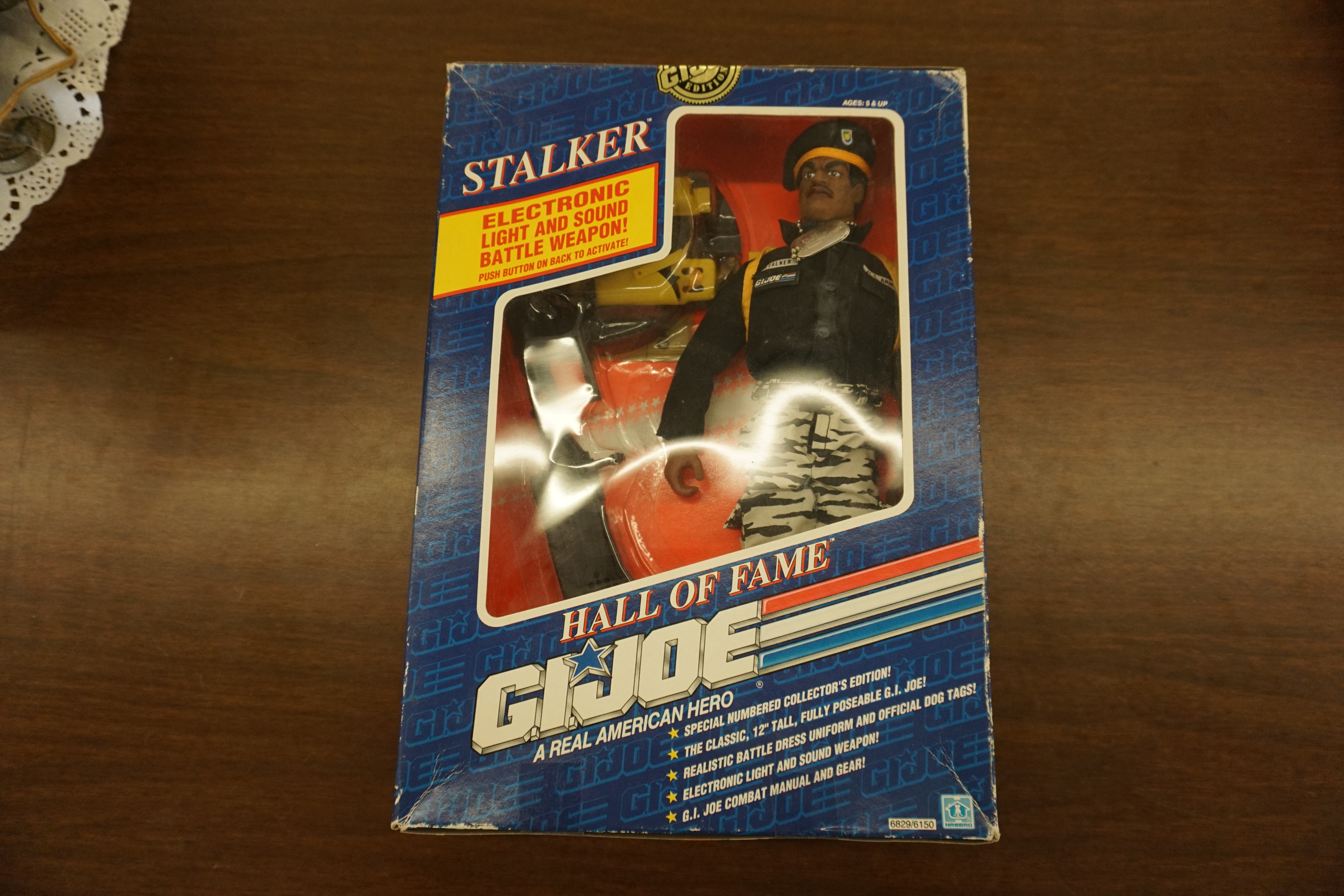 (image for) GiJoe Hall of Fame Stalker 1991 12" open box figure (10544)