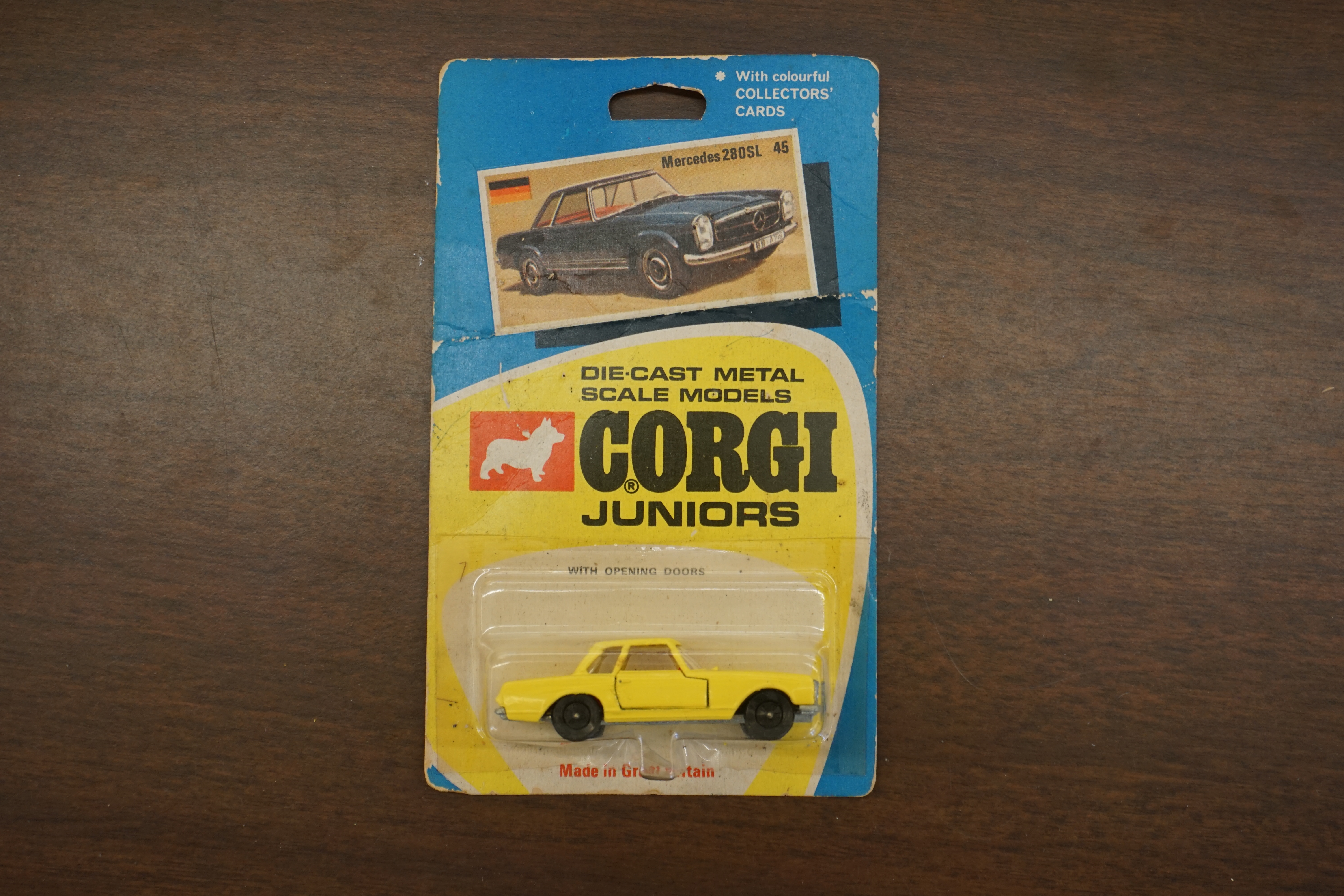 (image for) Corgi Juniors Mercedes 280 SL diecast model new and carded made in Great Britain (8359)