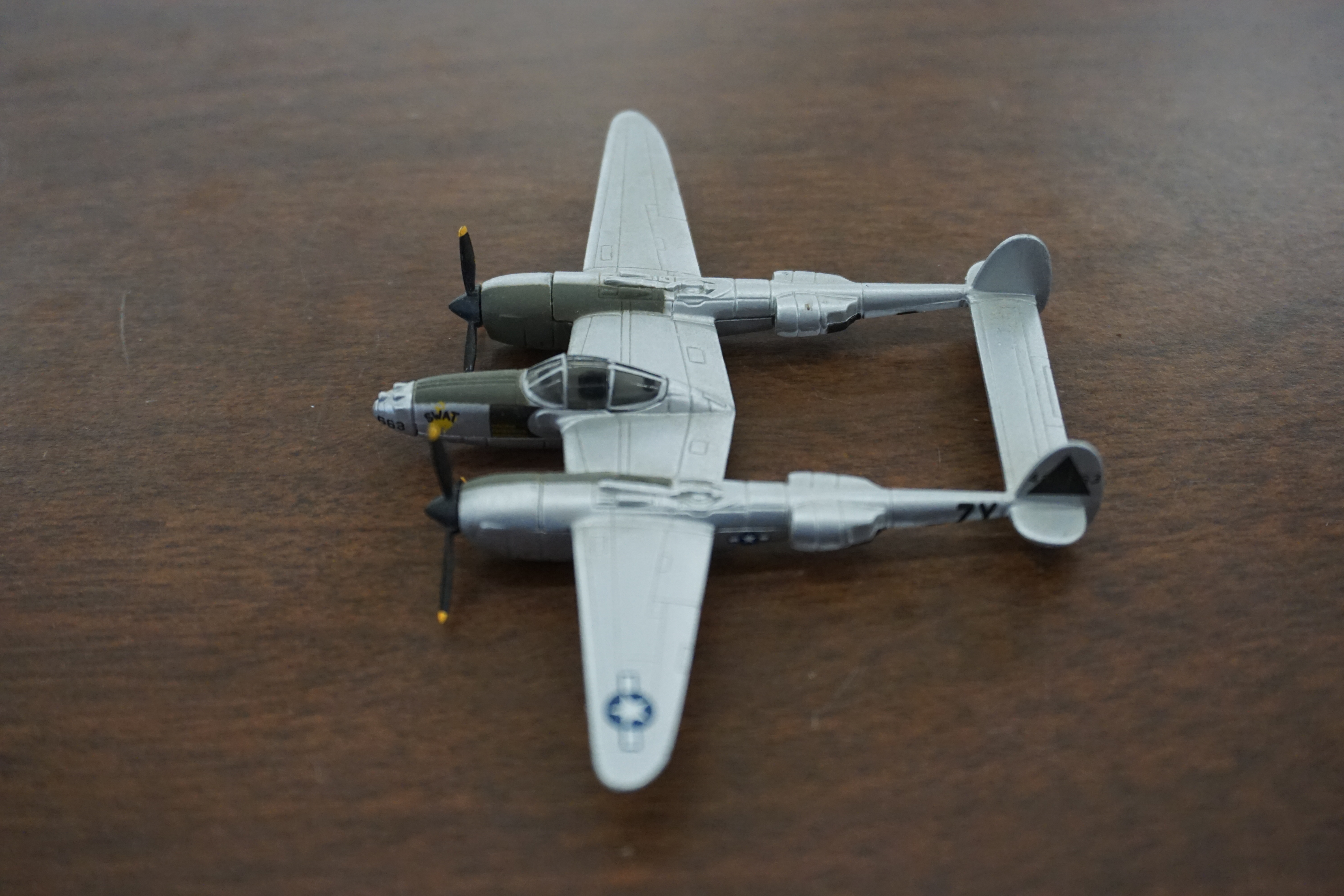 (image for) Corgi P-38 Lightning "SWAT" airplane model (10652)