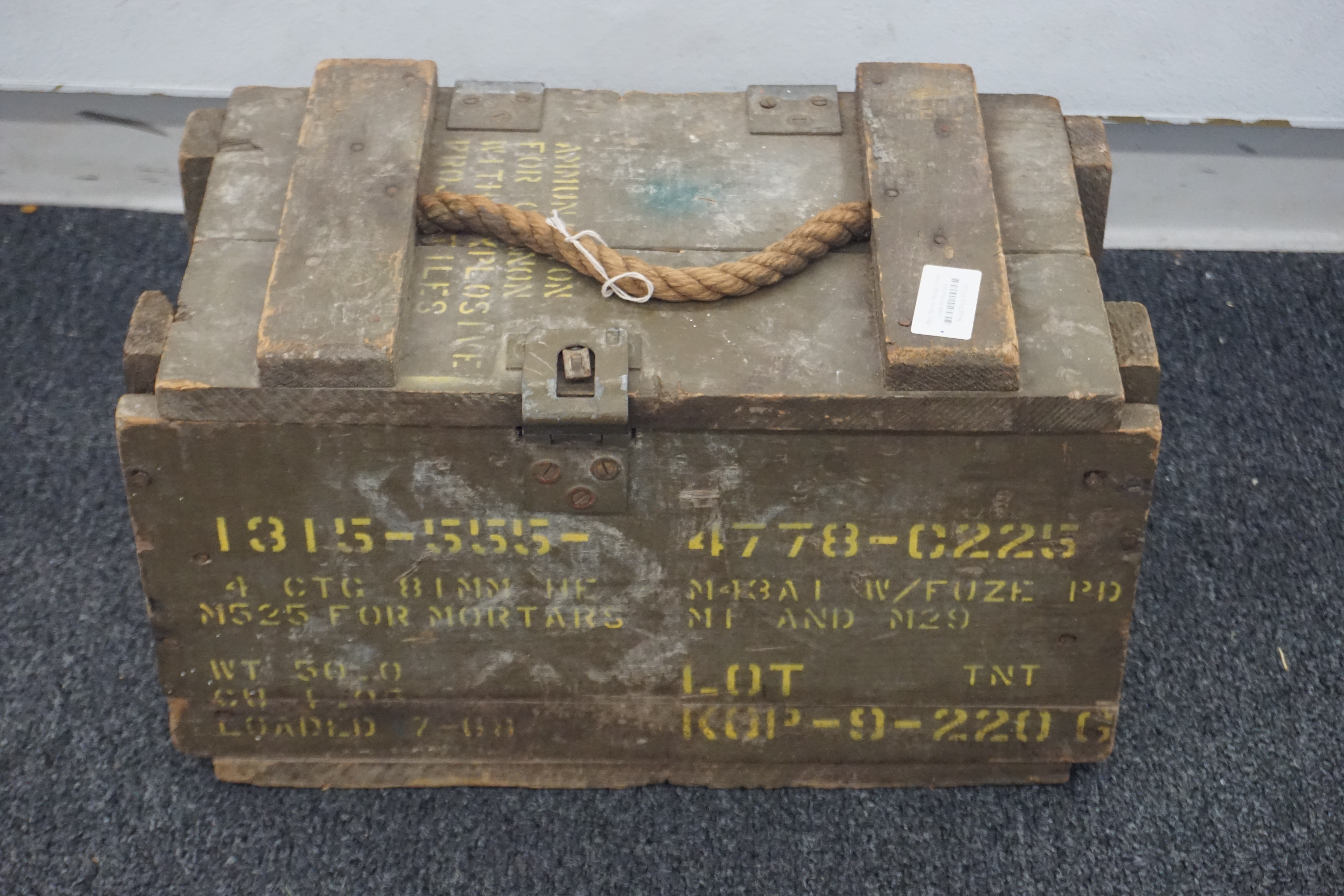 (image for) Vintage wooden Mortar Crate (10692)