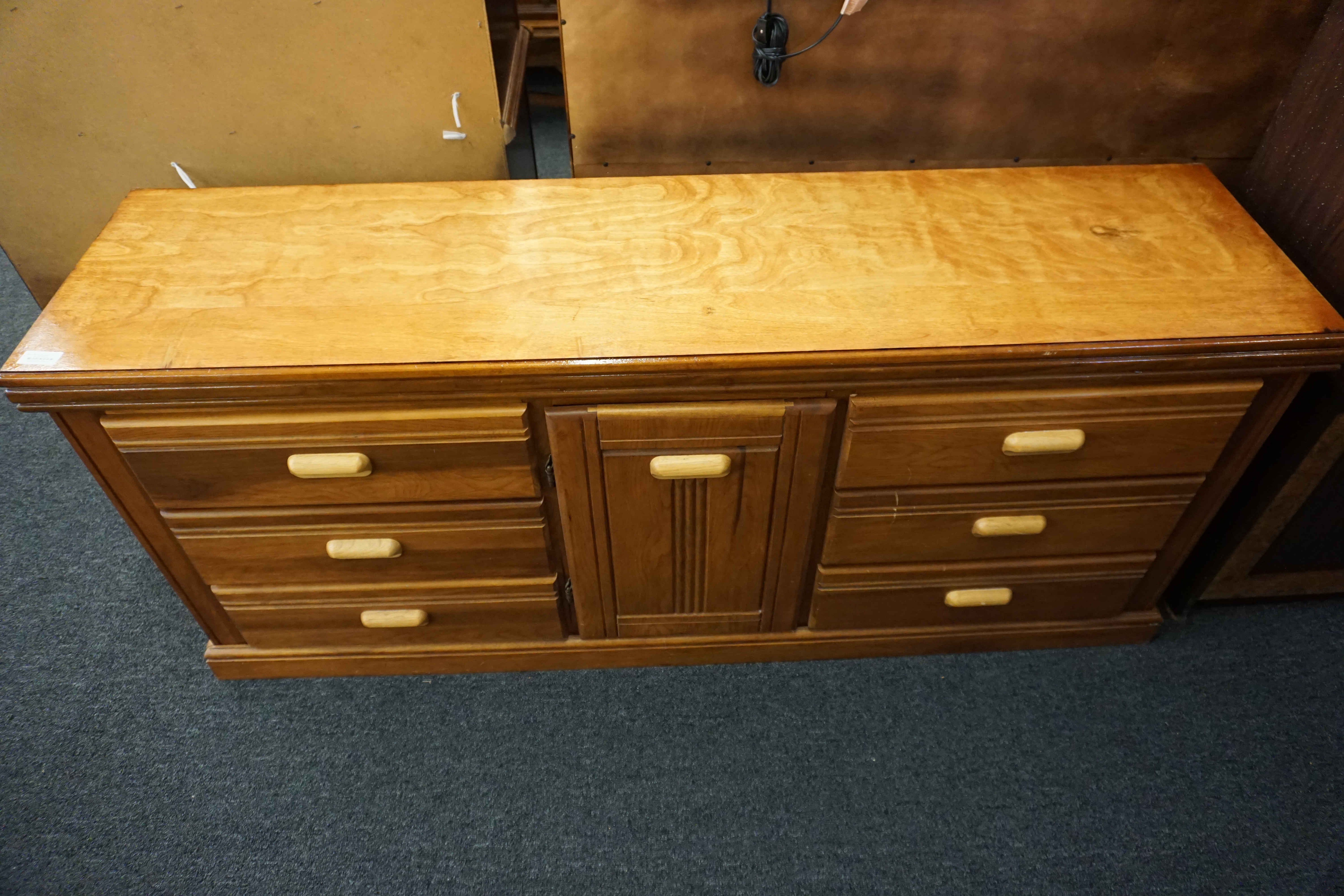 (image for) 9 Drawer Dresser refinished by B&H Woodcrafters (10770)