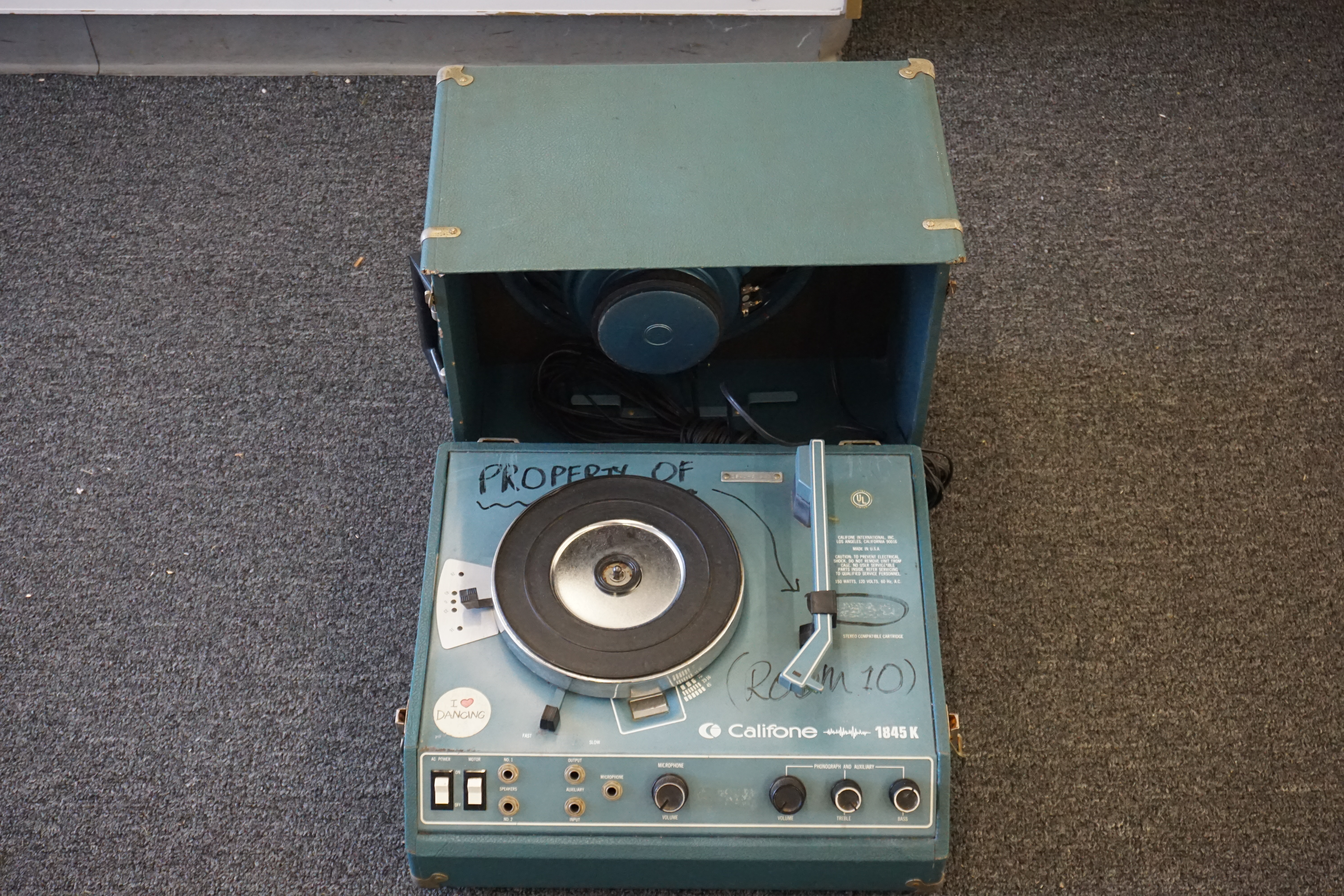 (image for) Califone 1845K School House Record Player (10876)