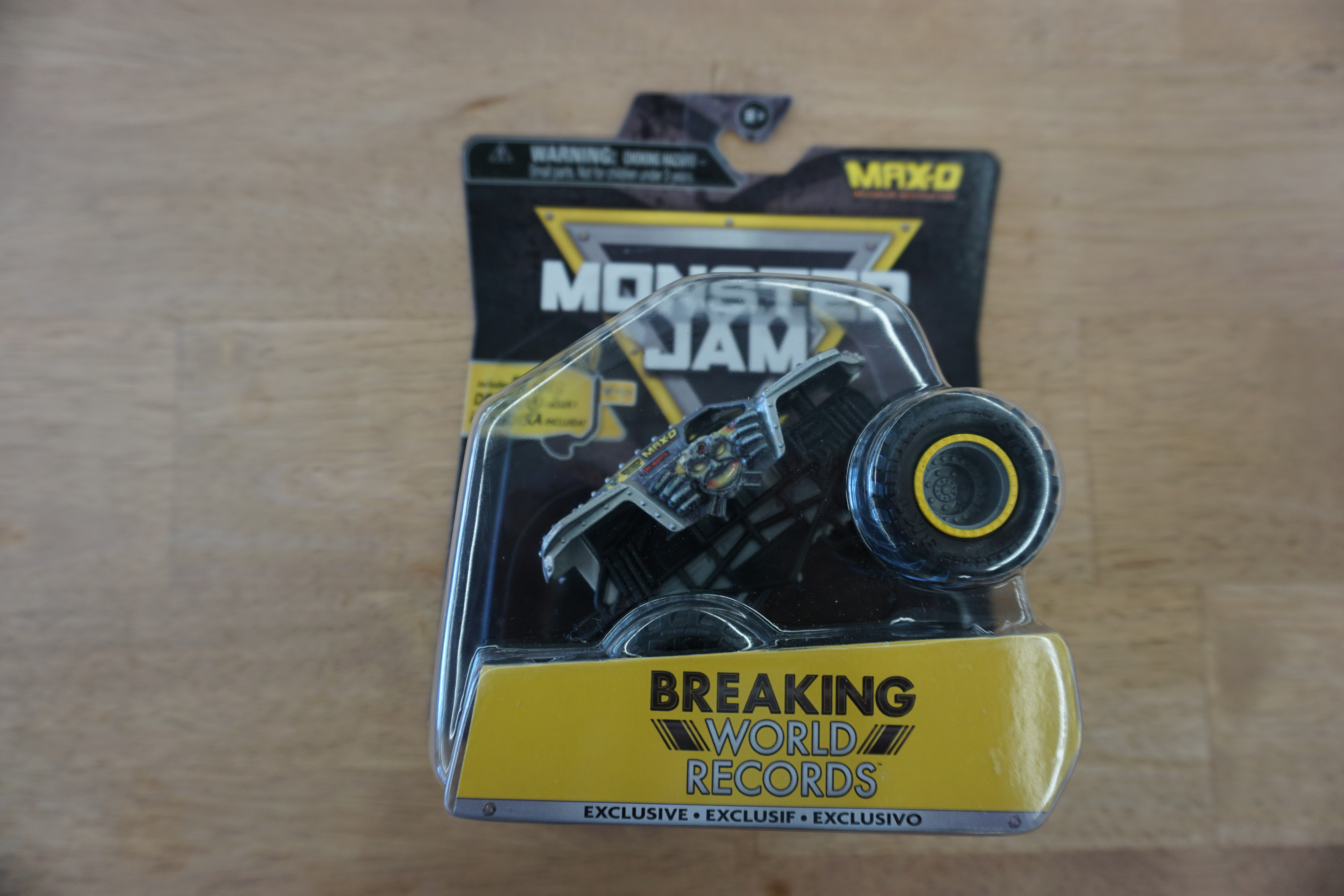 (image for) Hot Wheels Monster Jam 1/64 Scale MAX-D breaking world records (11007)