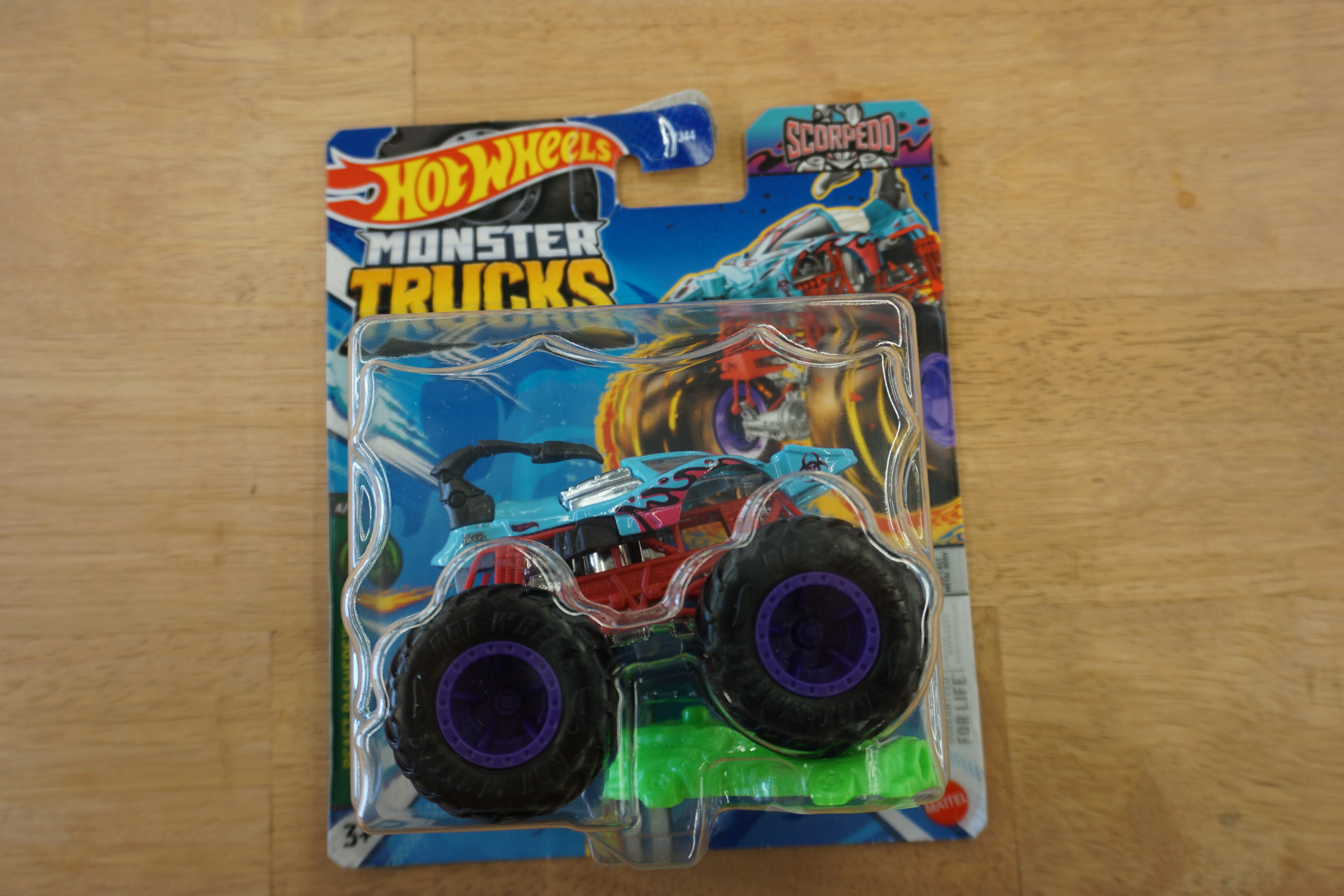 (image for) Hot Wheels Monster Jam 1/64 Scale Scorpedo (11020)