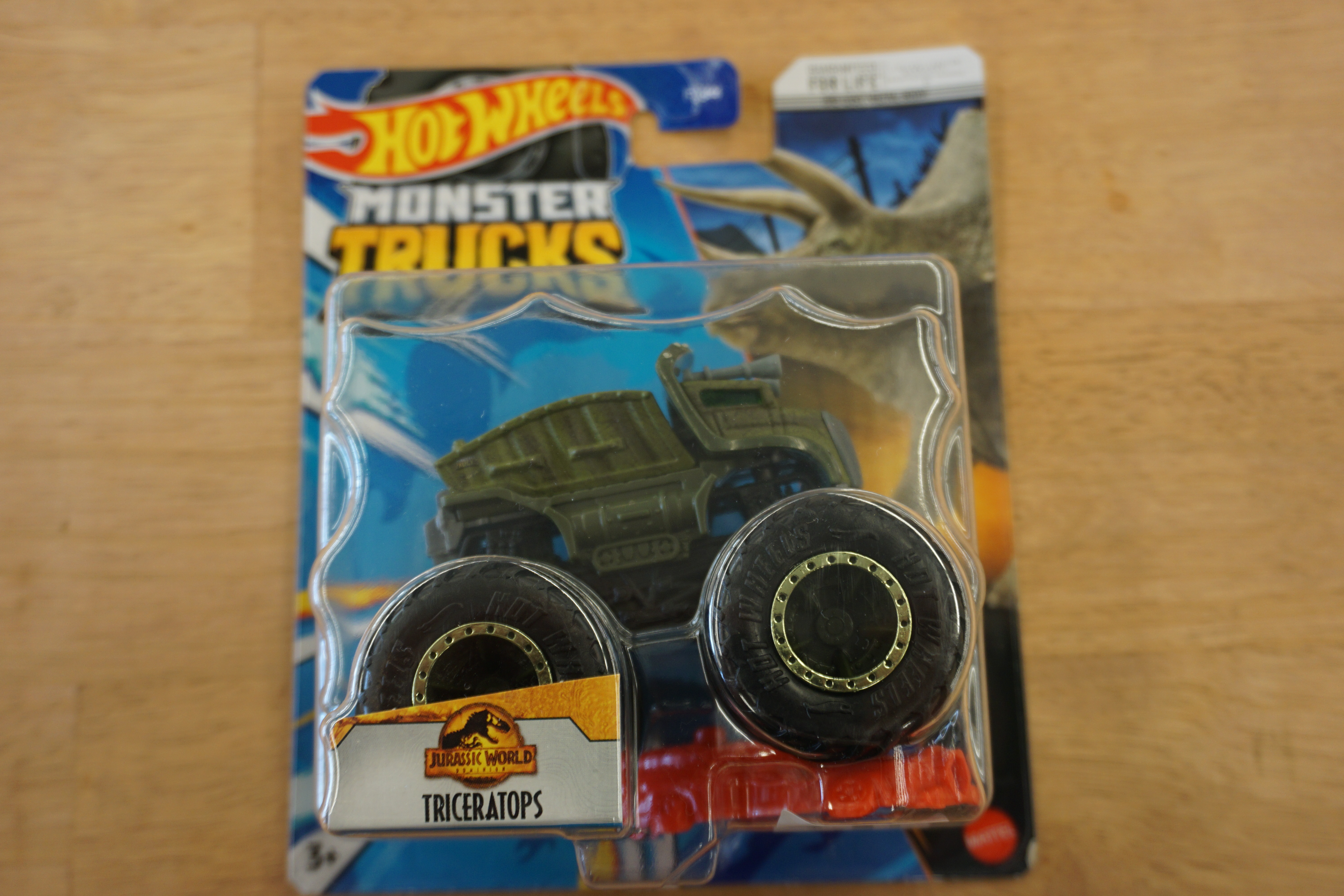 (image for) Hot Wheels Monster Jam 1/64 Scale Jurassic World World Triceratops (11016)