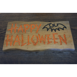 (image for) Happy Halloween Bat" B&H Woodcrafters 23.25" Long 111.25" High "(8325)