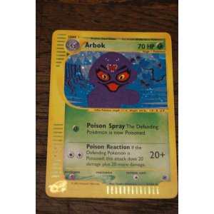 (image for) Arbok (3) Expedition holofoil Pokemon card (8658)